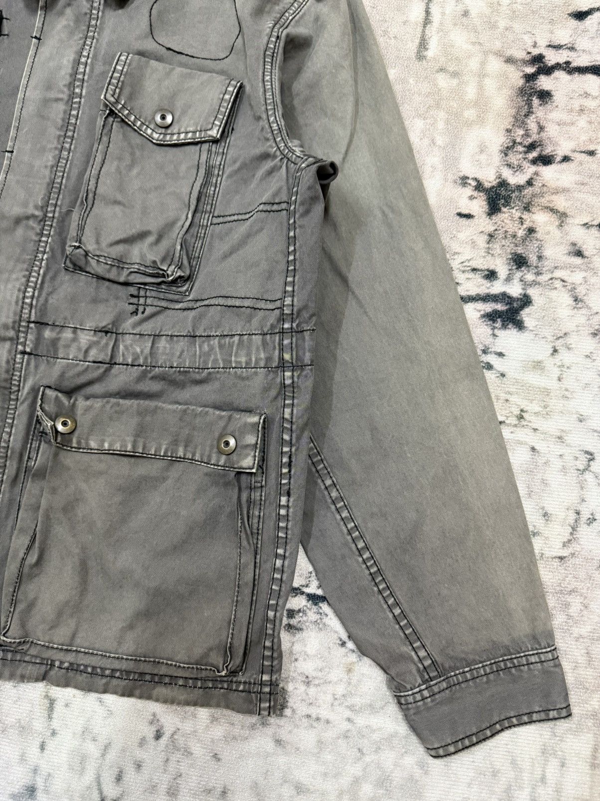 Japanese Brand × Vintage Back Number Sahsiko M65 Jacket Size US S / EU 44-46 / 1 - 5 Thumbnail