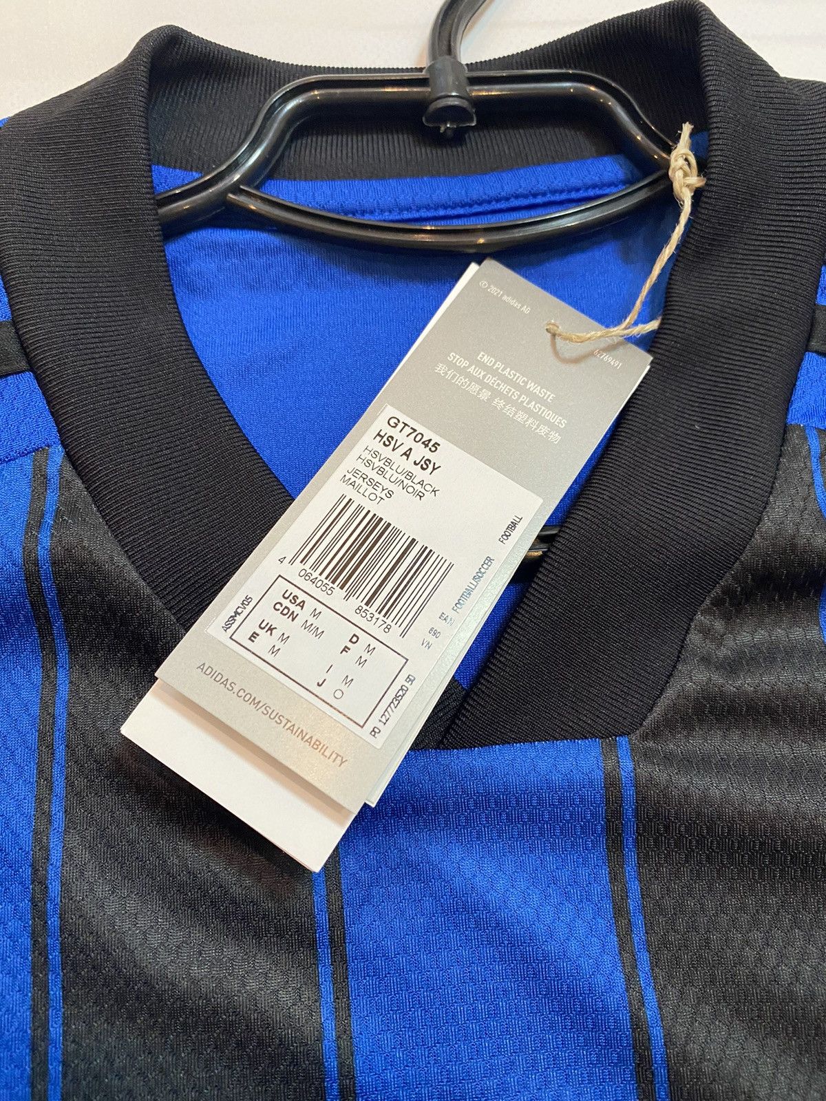 Adidas Hamburg 2021/2022 away soccer jersey y2k football t shirt Size US M / EU 48-50 / 2 - 5 Thumbnail
