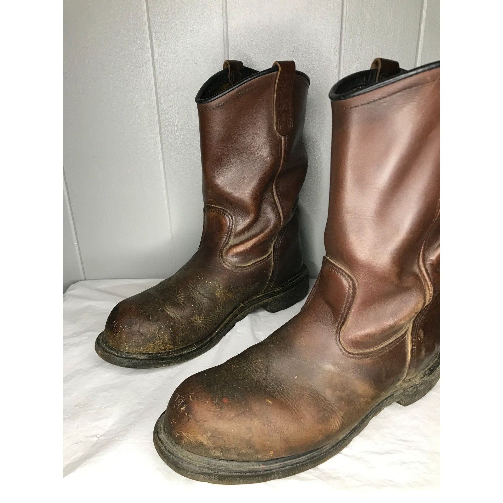 Red Wing Red Wing Pecos Boots Mens Size 11 Brown Leather Work Oil Sli Size US 11 / EU 44 - 5 Thumbnail