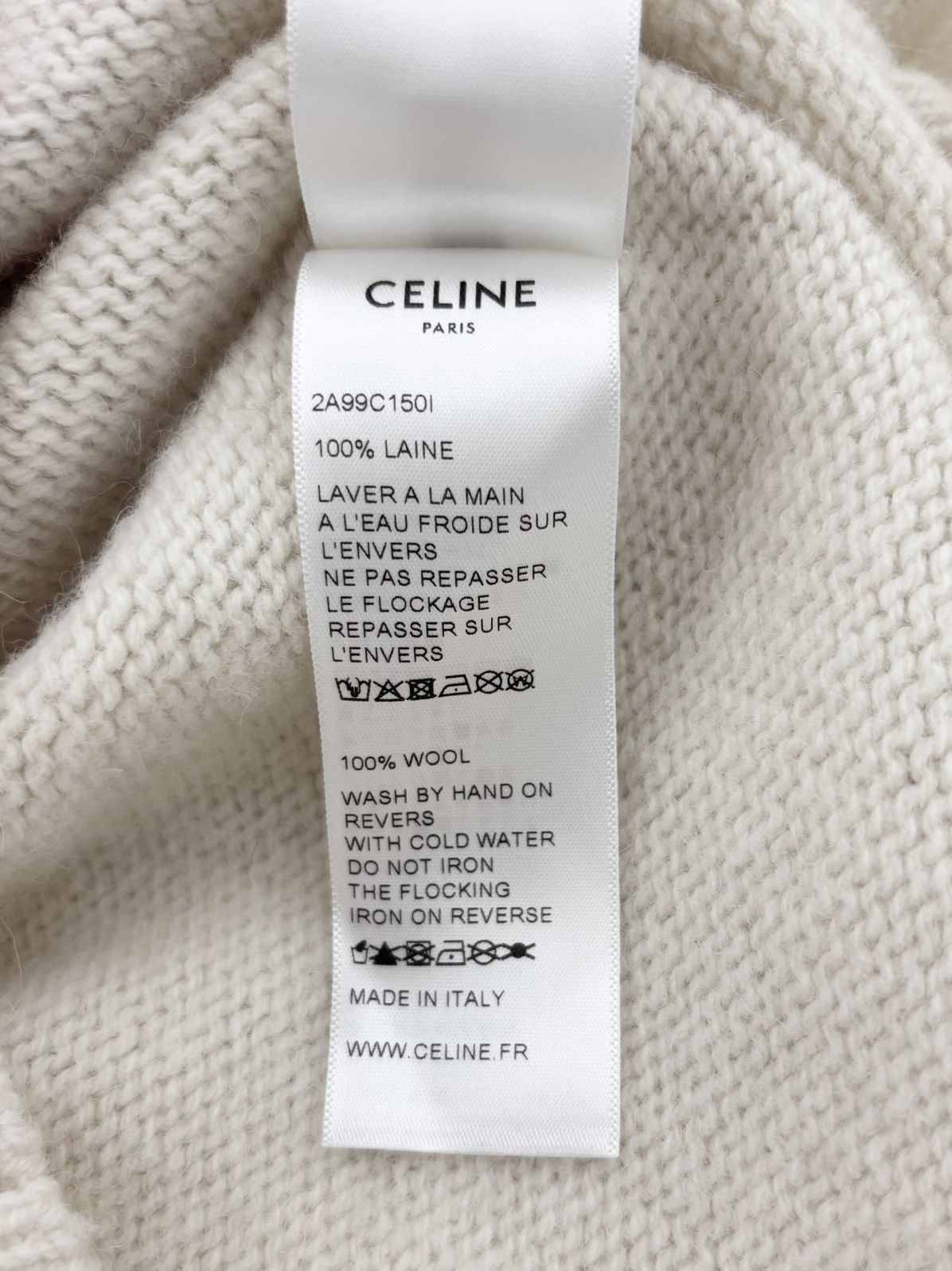 Celine × Hedi Slimane S/S 2020 “There Is No Irony Here“ Sweater (SS20 David Kramer Size US M / EU 48-50 / 2 - 8 Thumbnail