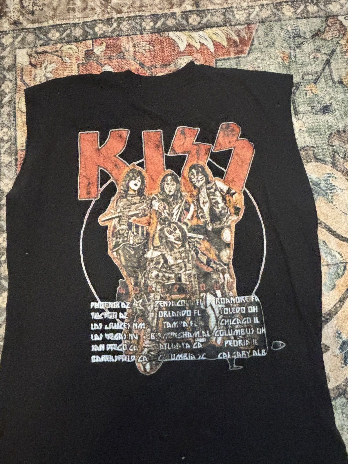 Vintage Kiss vintage Sleeveless t shirt Size US XXL / EU 58 / 5 - 2 Thumbnail