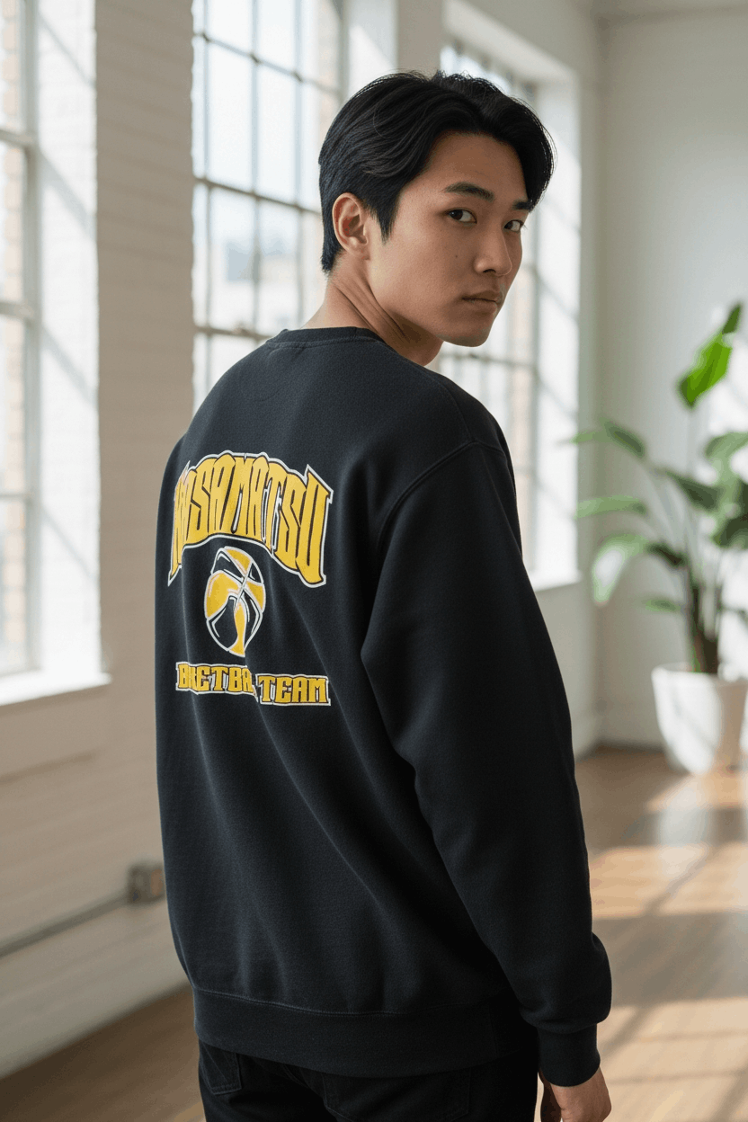 NBA KASAMATSU Baseball Team Big Logo NBA Sweatshirts Jumper Size US L / EU 52-54 / 3 - 1 Thumbnail