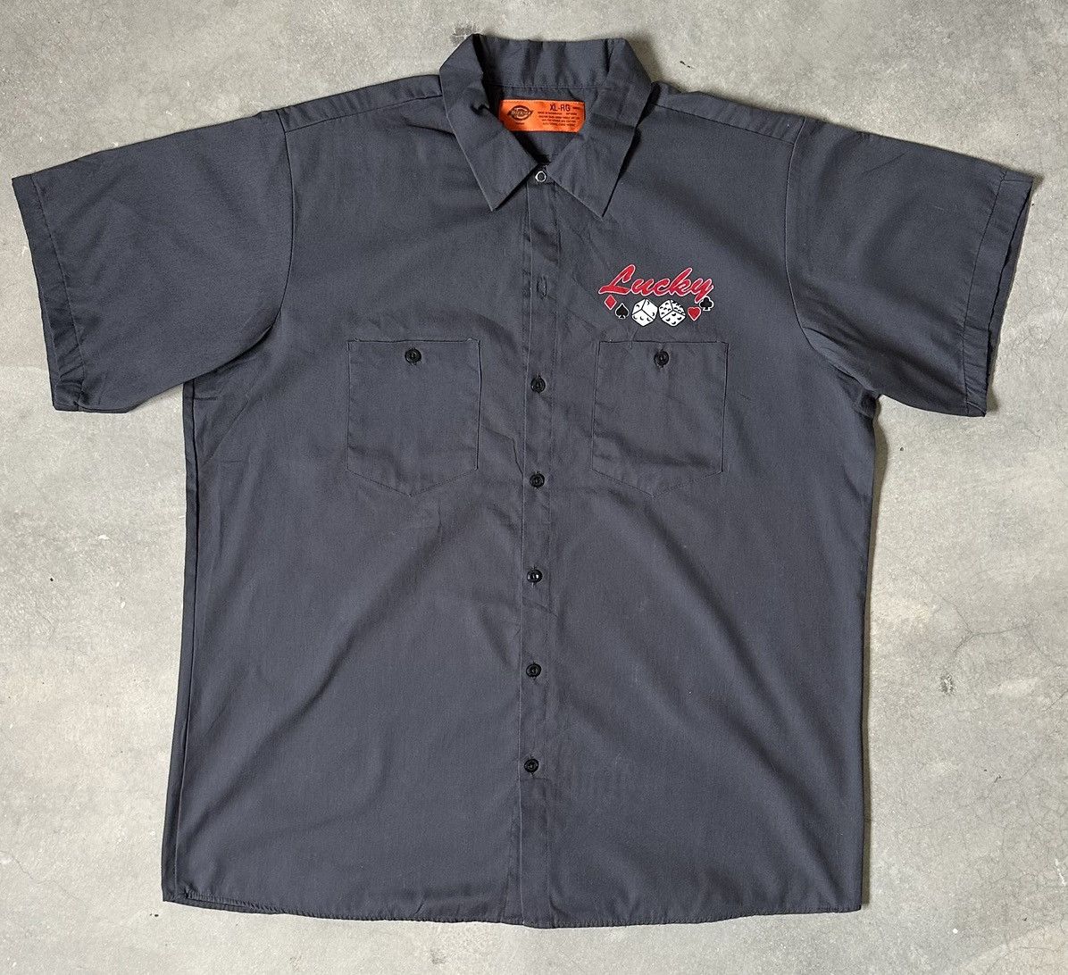 Dickies VINTAGE THE MENS ROOM STORE LADY LUCK WORKWEAR Size US XL / EU 56 / 4 - 1 Thumbnail