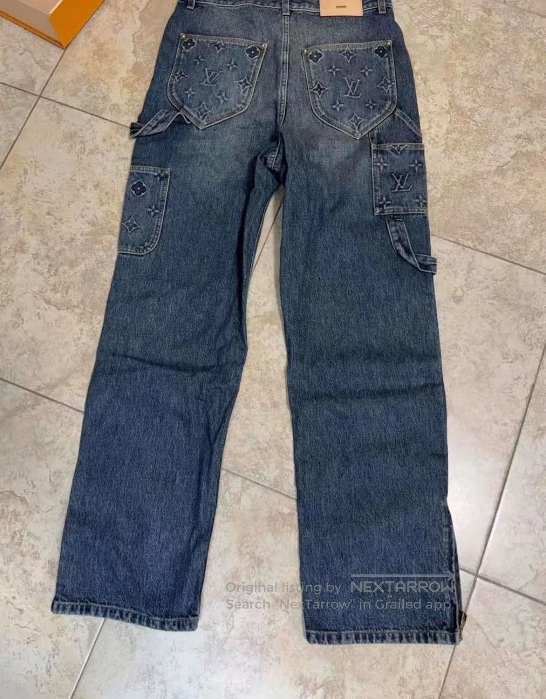 Louis Vuitton Louis Vuitton Washed Denim Jeans. Size US 30 / EU 46 - 2 Thumbnail