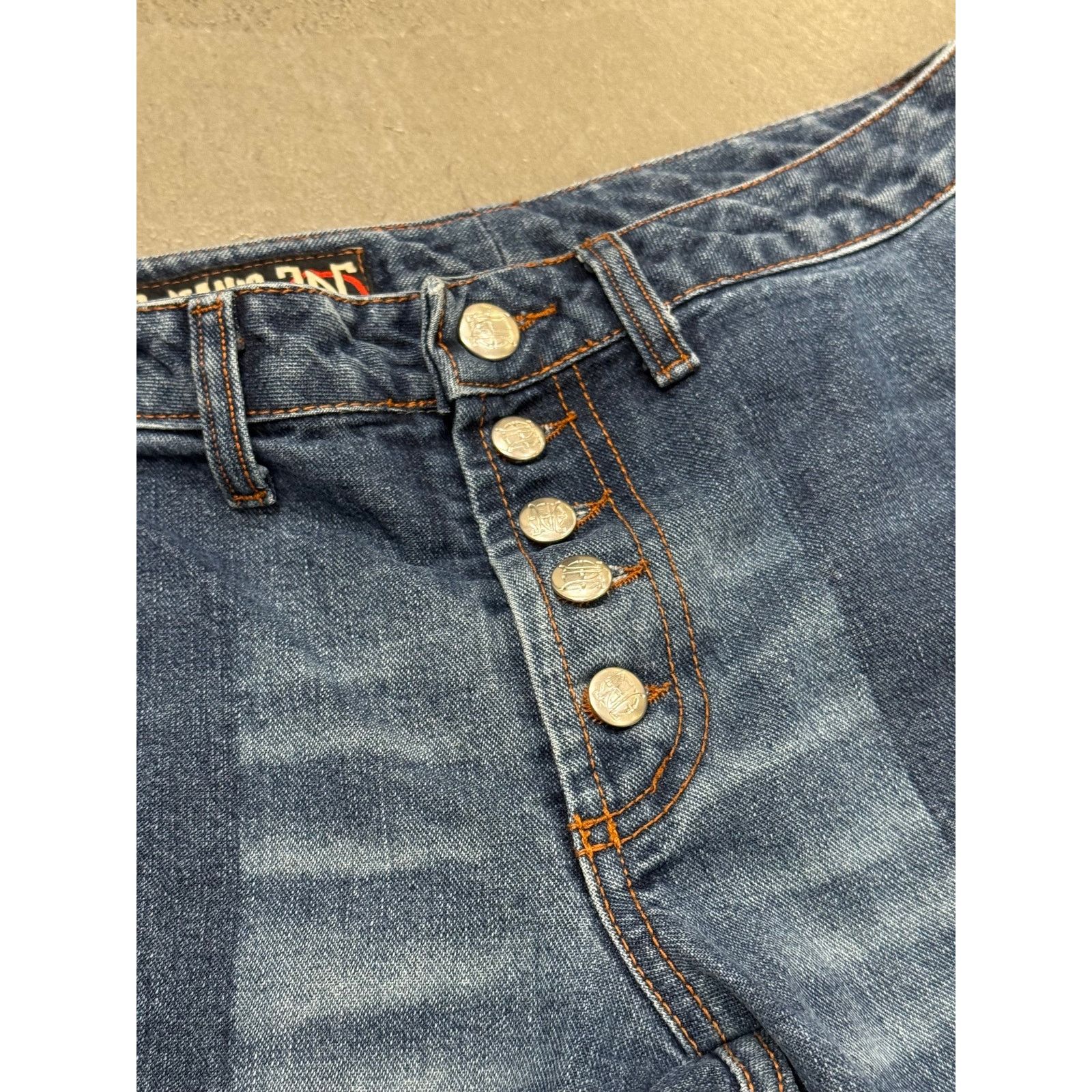 Jean Paul Gaultier 2000s Jean Paul Gaultier flared patchwork jeans Size 26" / US 2 / IT 38 - 6 Thumbnail