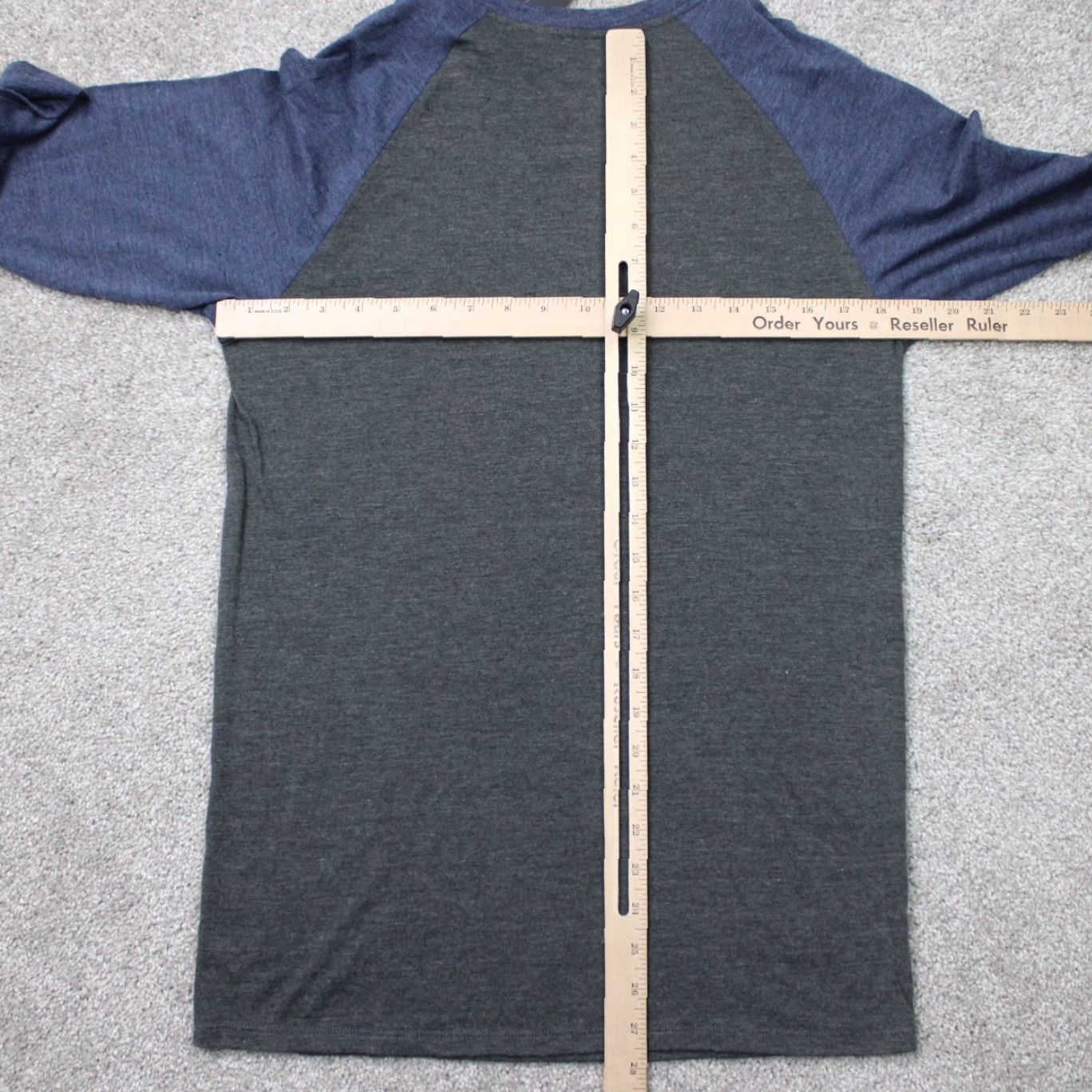 Nike Nike Shirt Mens Small Gray/Blue Raglan Crewneck Poly/Cotton/Rayon Crewneck Size US S / EU 44-46 / 1 - 6 Thumbnail