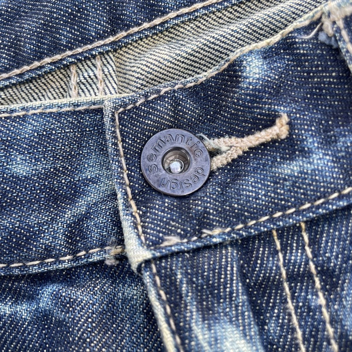 If Six Was Nine × Le Grande Bleu (L.G.B.) × semanticdesign 🇯🇵 SEMANTIC DESIGN ACID WASH JEANS Size US 28 / EU 44 - 13 Thumbnail