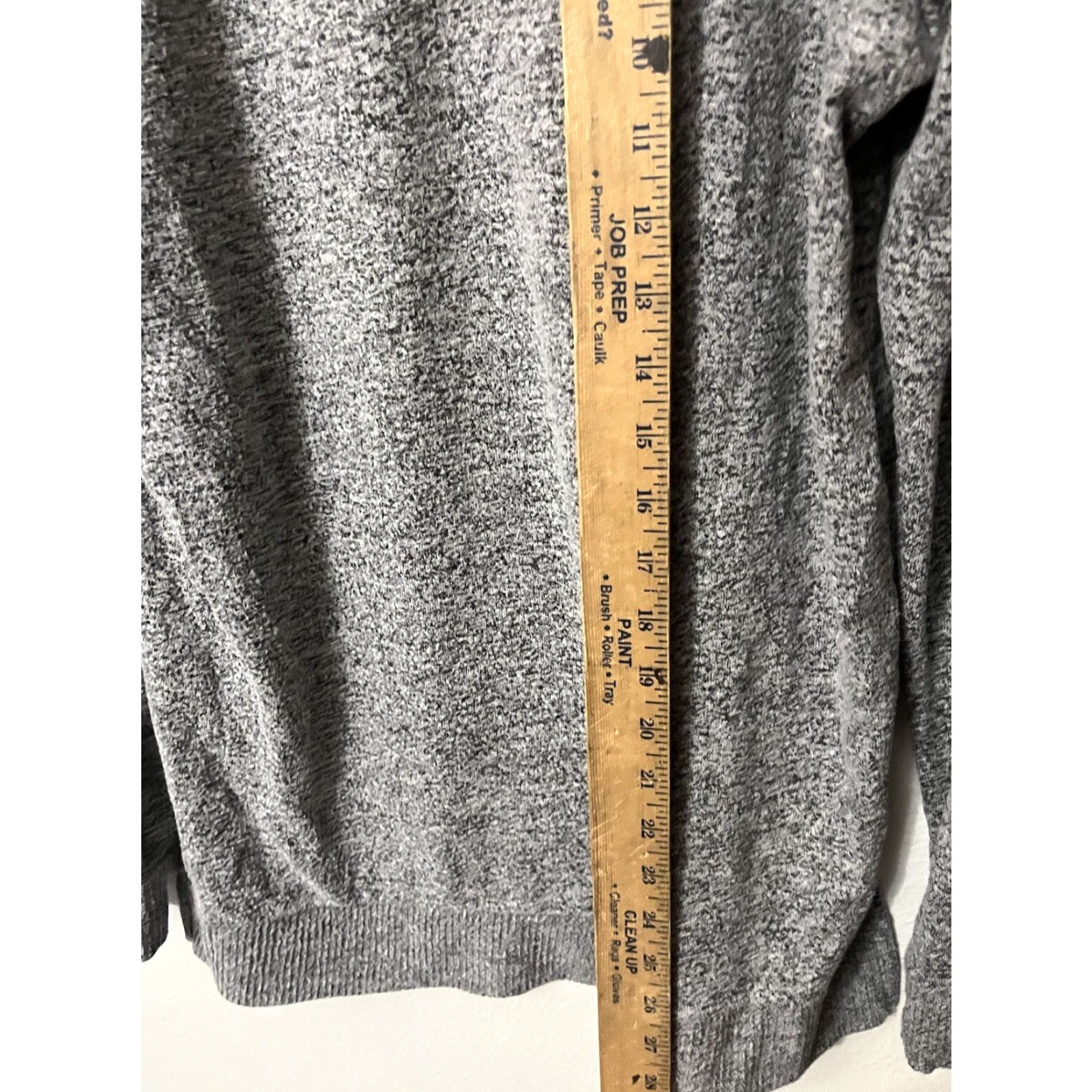 Lucky Brand Lucky Brand Sweater V-Neck Lightweight Gray M Womens Size M / US 6-8 / IT 42-44 - 5 Thumbnail