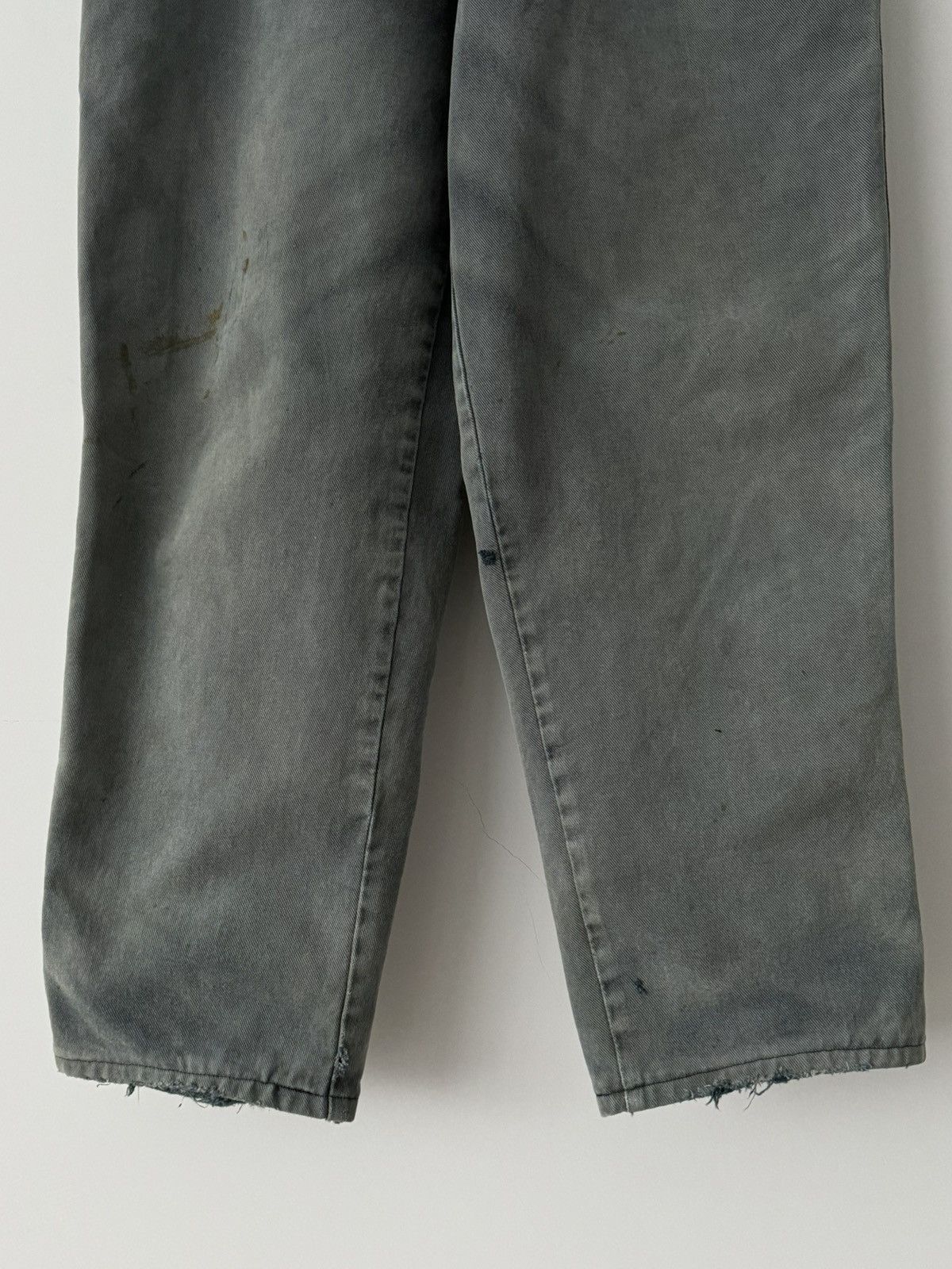Vintage Vintage 90s Loose Fit Distressed Faded Green Jeans Pants Size US 34 / EU 50 - 6 Thumbnail