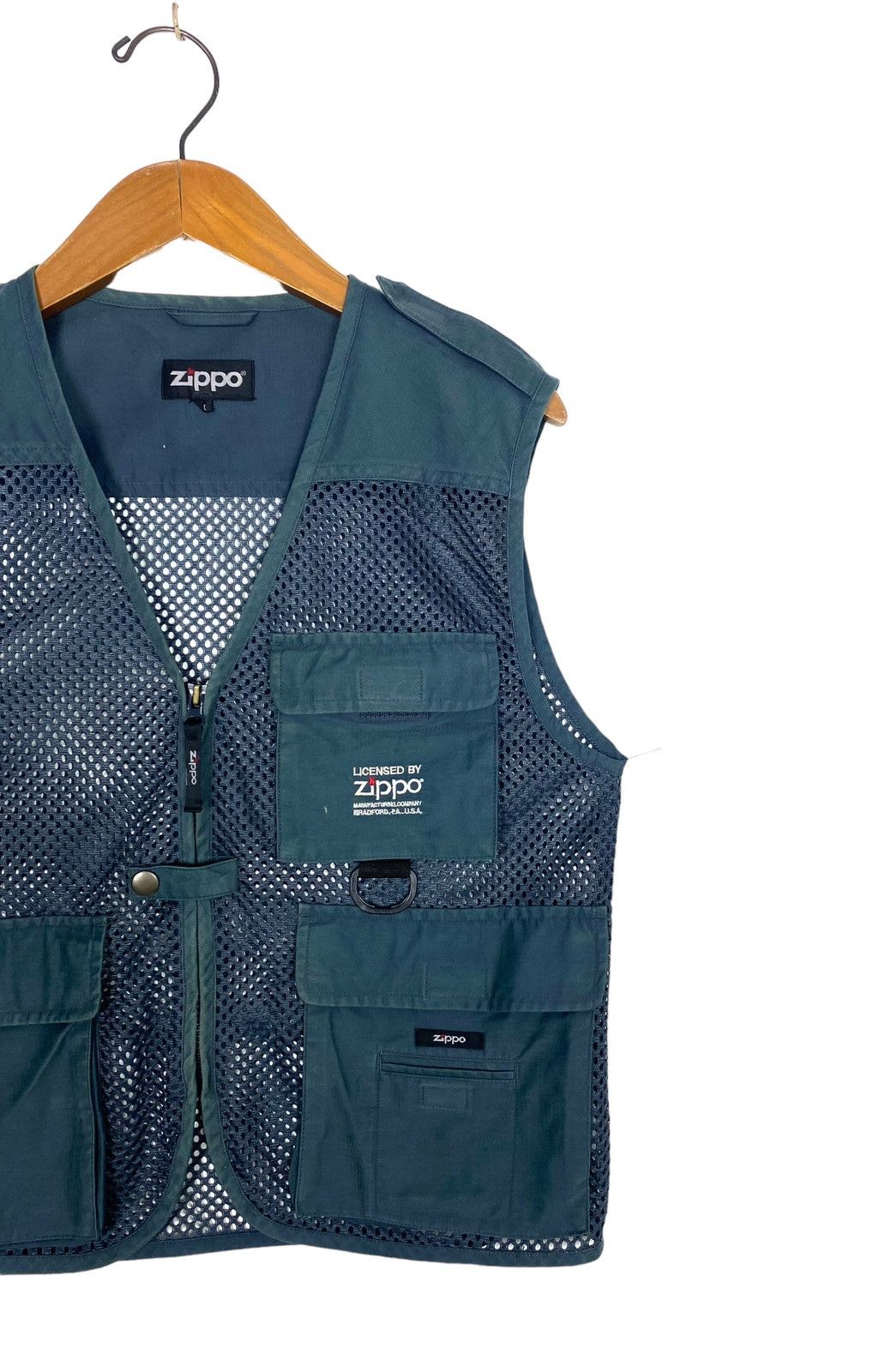 Zippo Rare‼️ Zippo Tactical Mesh Cargo Pocket Vestcoat Size US S / EU 44-46 / 1 - 3 Thumbnail