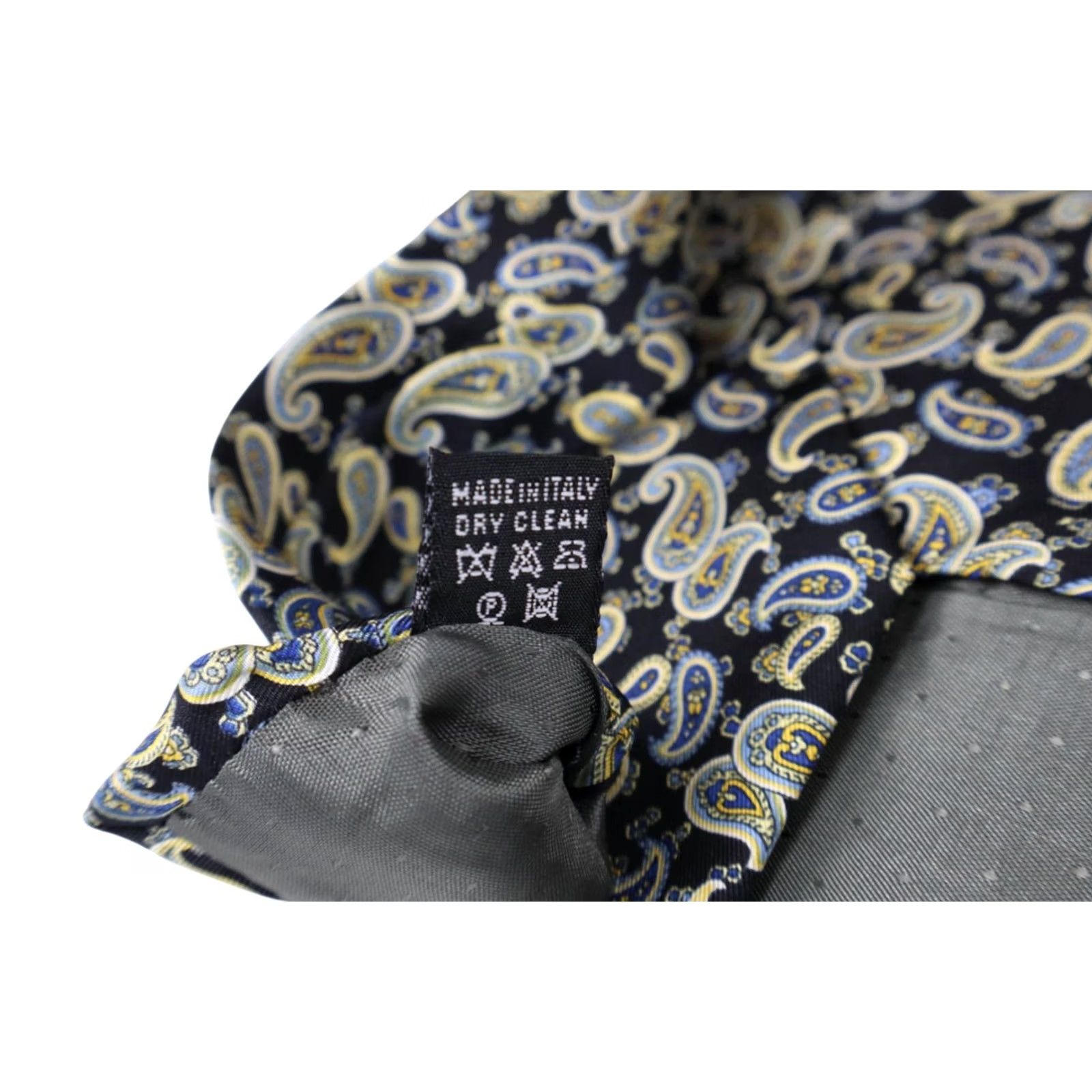 Vintage GIORGIO PASSIGATTI Tie Men's One Size 100% Silk Pointed Classic Paisley Size ONE SIZE - 7 Thumbnail