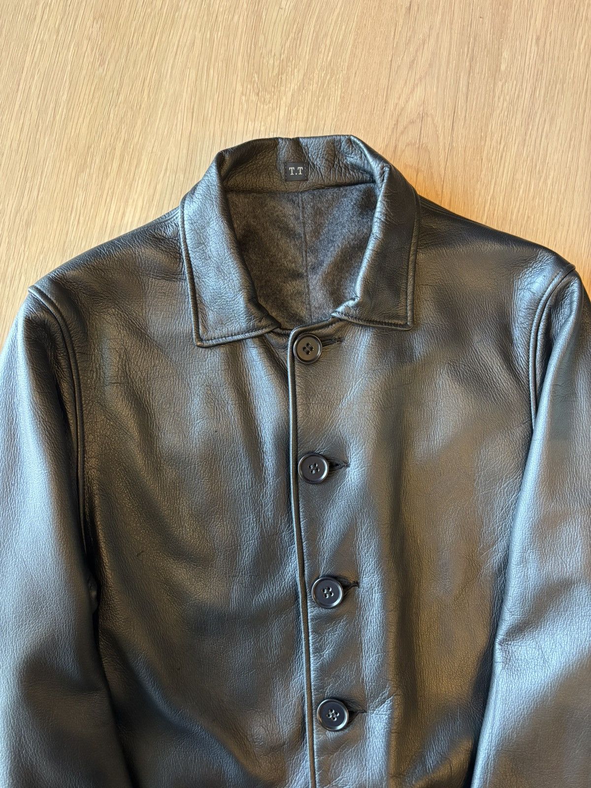 Taiga Takahashi Taiga Takahashi Lot.801 Leather Jacket Deerskin Size 40 Size US M / EU 48-50 / 2 - 2 Thumbnail
