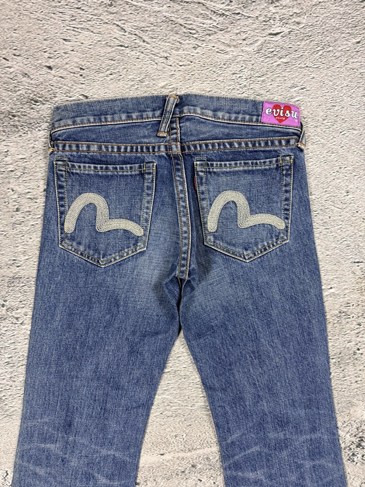Evisu Evisu Donna jeans bootcut gray seagull embroidery Size 26" / US 2 / IT 38 - 2 Thumbnail