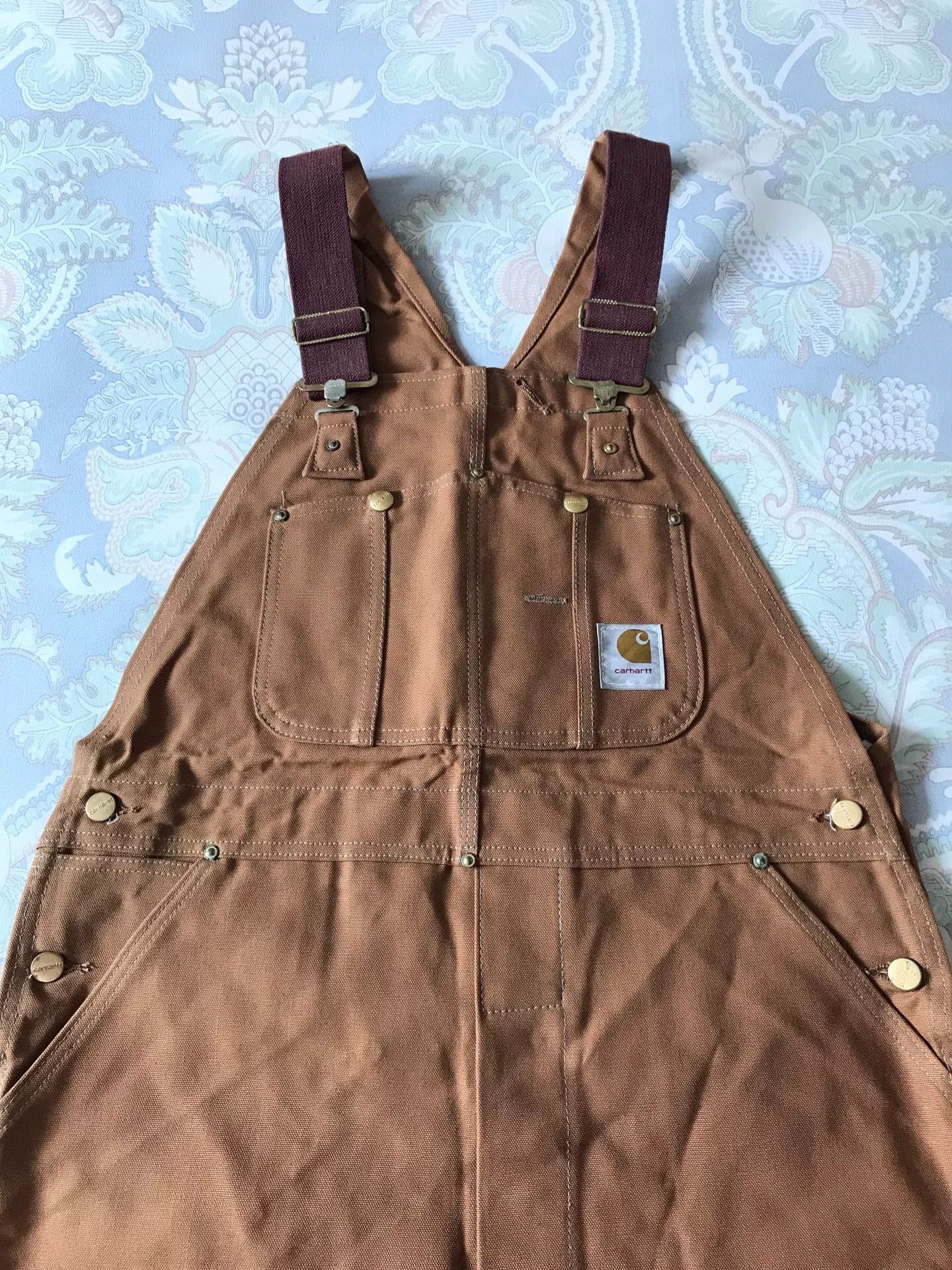 Carhartt 1970s Carhartt Vintage USA Canvas Overalls Size US 38 / EU 54 - 1 Thumbnail