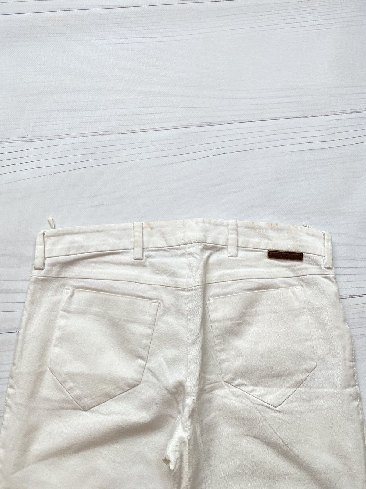 Prada Vintage Prada leather logo pants Size 26" / US 2 / IT 38 - 9 Thumbnail
