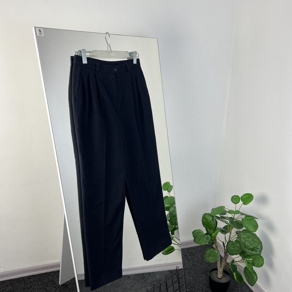 Burberry Vintage 90s Burberrys Laine Wool Trousers Pants Size US 30 / EU 46 - 1 Thumbnail