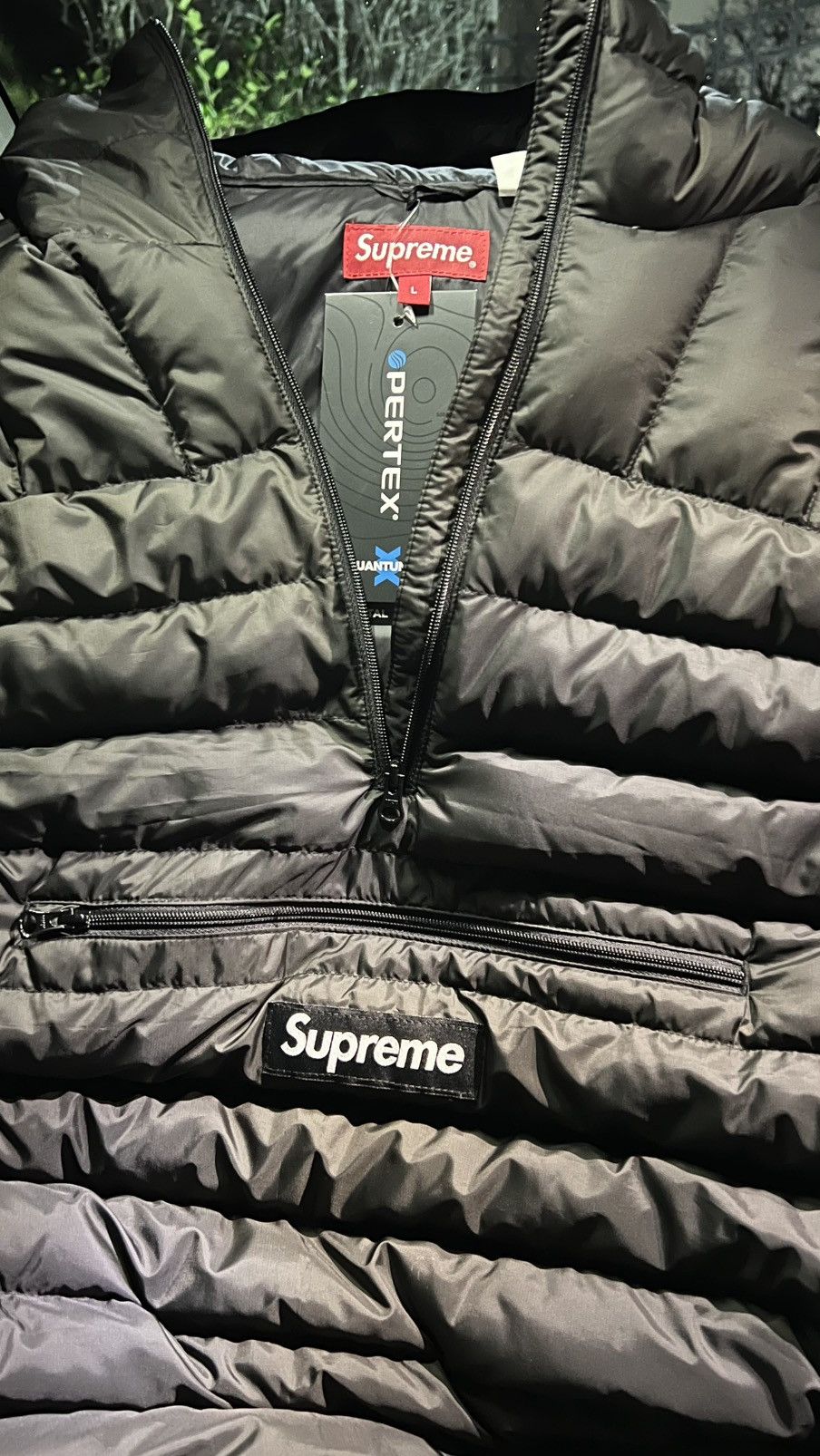 Micro Down Half Zip Hooded Pullover | Grailed