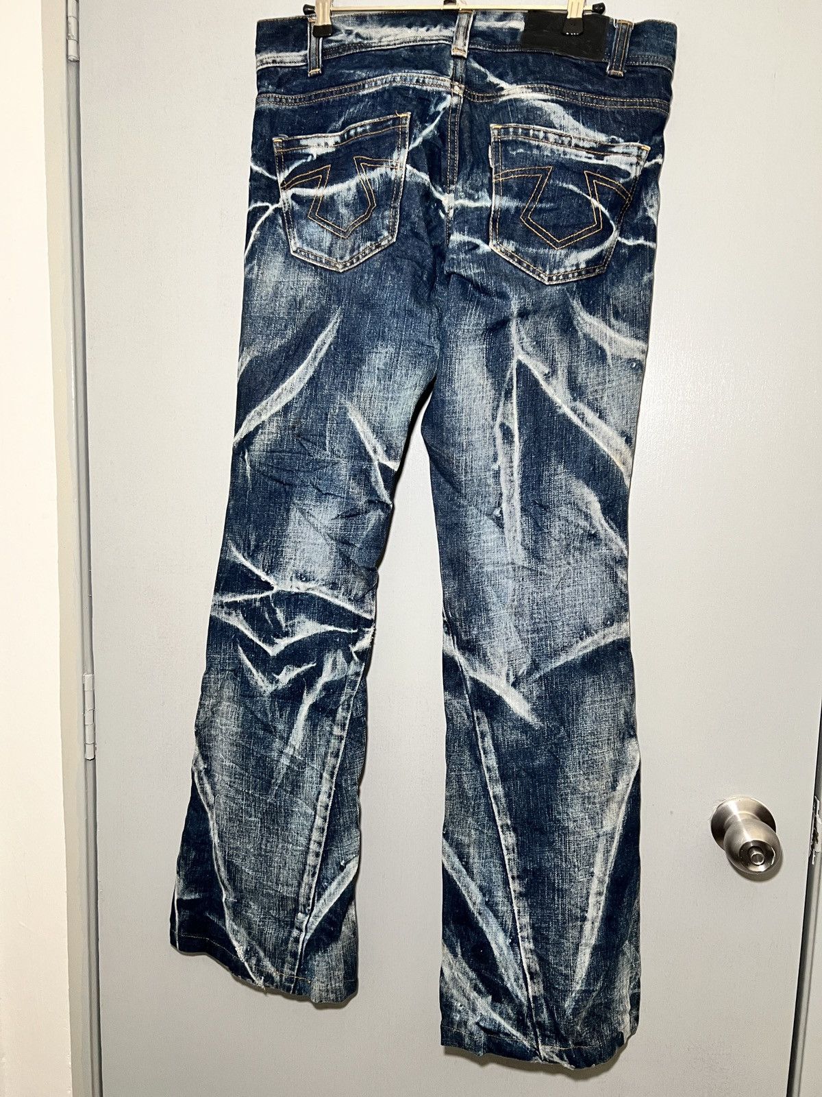 If Six Was Nine × Tornado Mart TORNADO MART Acid Wash Flare Jeans Size US 33 - 7 Thumbnail