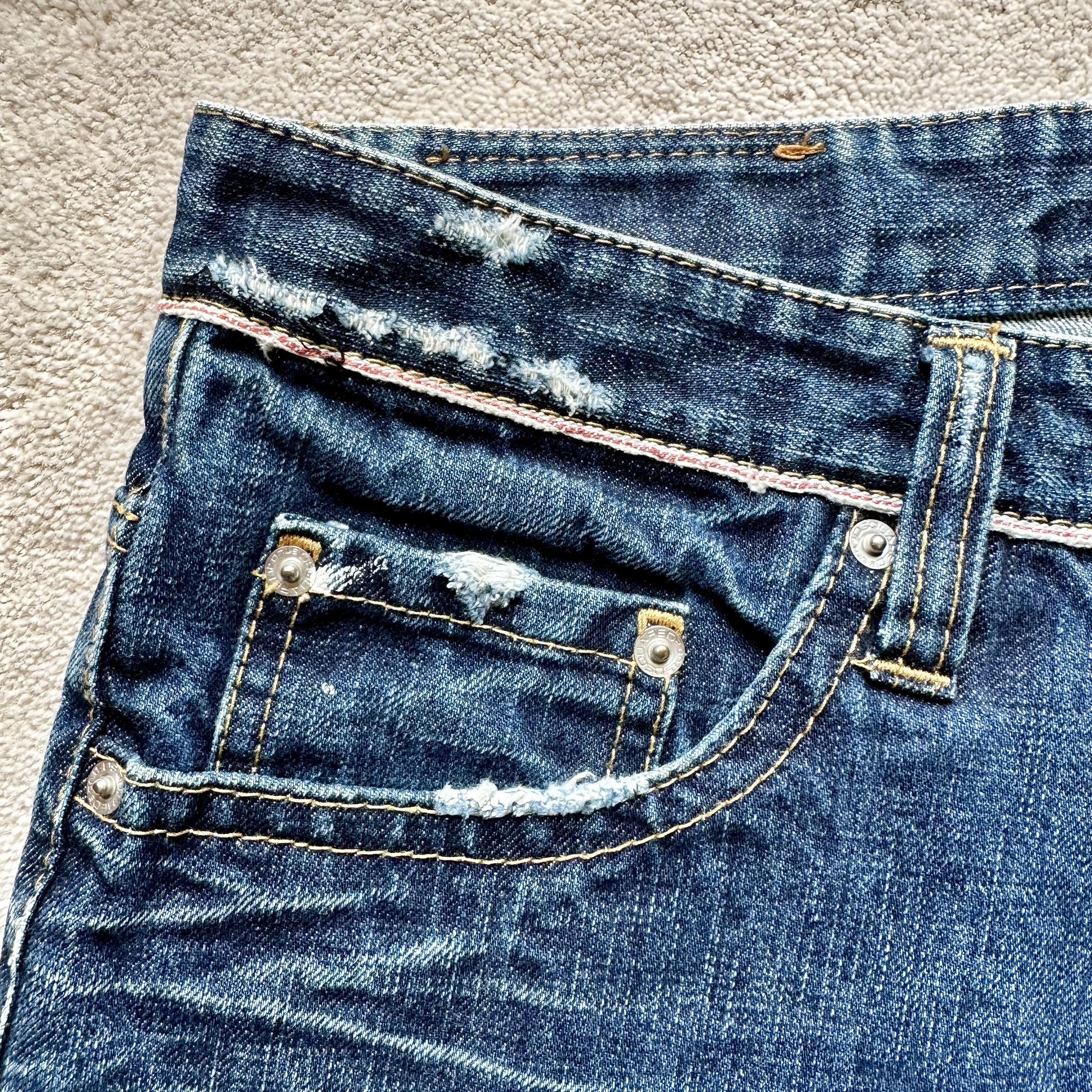 Dsquared2 DSQUARED2 Selvedge Denim LOGO Jean SHORTS Sz 48 EUR | 32 US Size US 32 / EU 48 - 6 Thumbnail