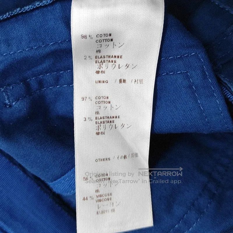 Louis Vuitton Louis Vuitton Women's Casual Blue Pants . Size 23" - 3 Thumbnail