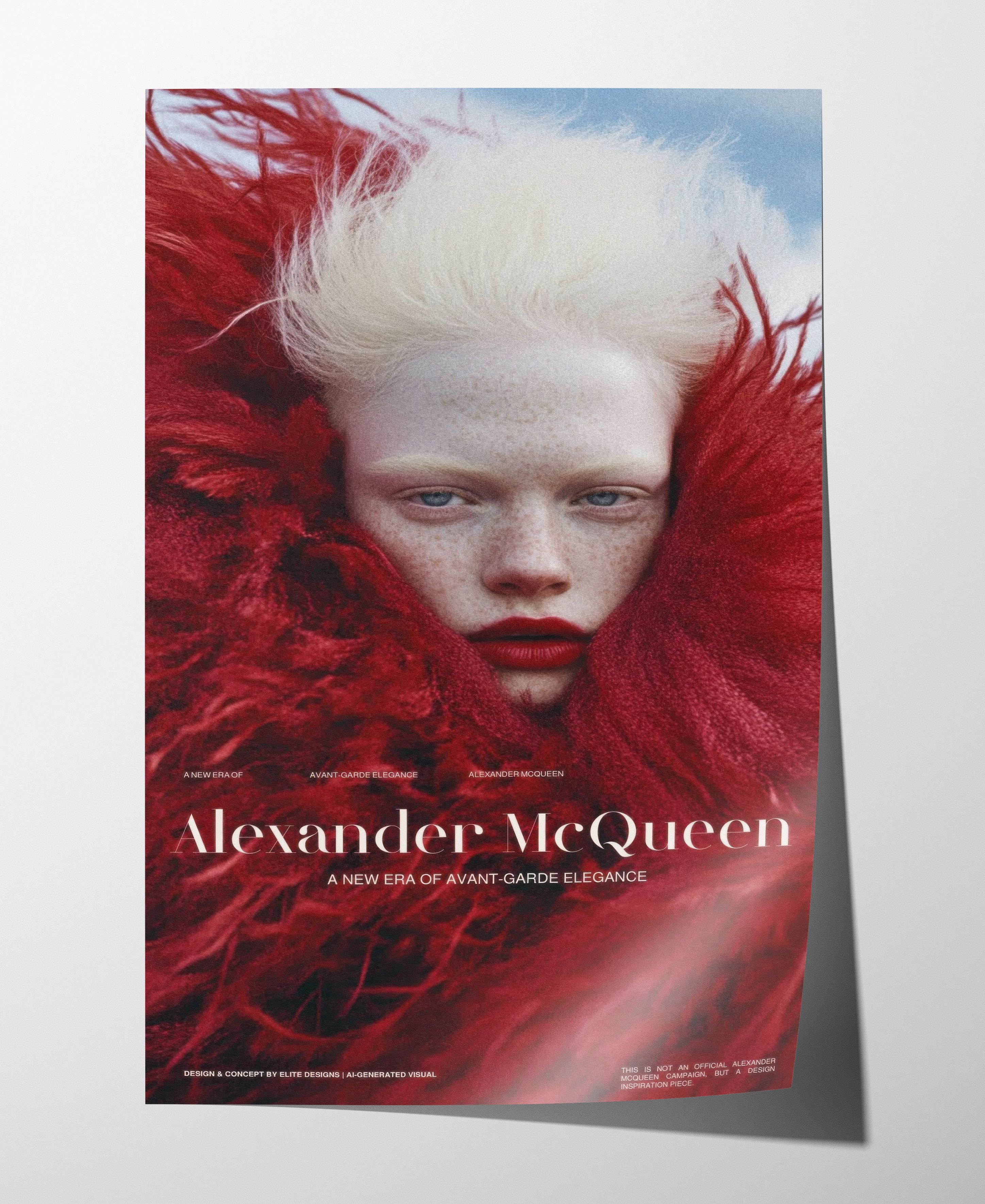 Alexander McQueen Alexander McQueen Poster Gift Vintage Archive Art Book Logo Size ONE SIZE - 1 Thumbnail