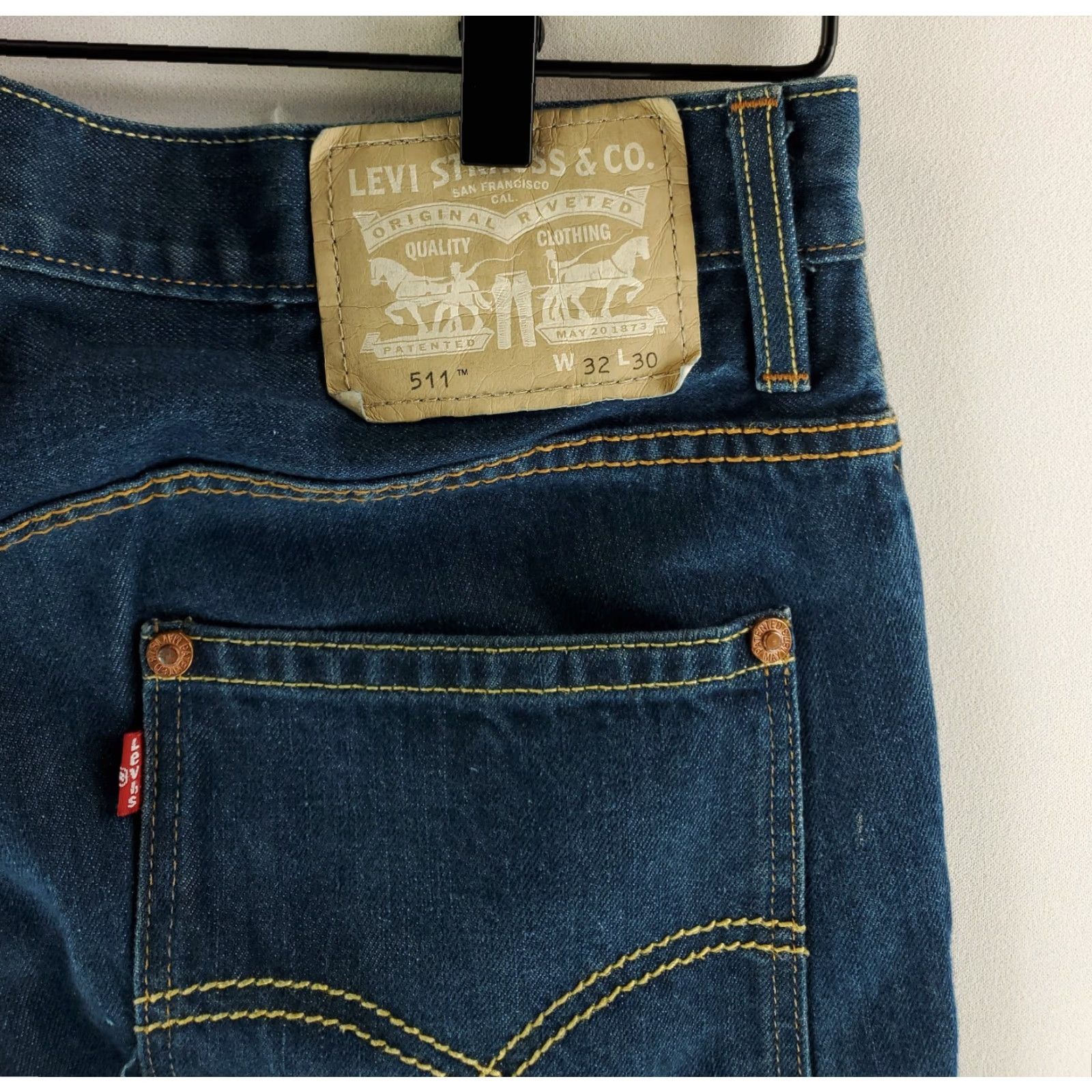 Levi's Levi's 511 White Label VTG Reproduction Jeans Mens 32x30 32x28 Actual Slim Straight blue Size US 32 / EU 48 - 5 Thumbnail