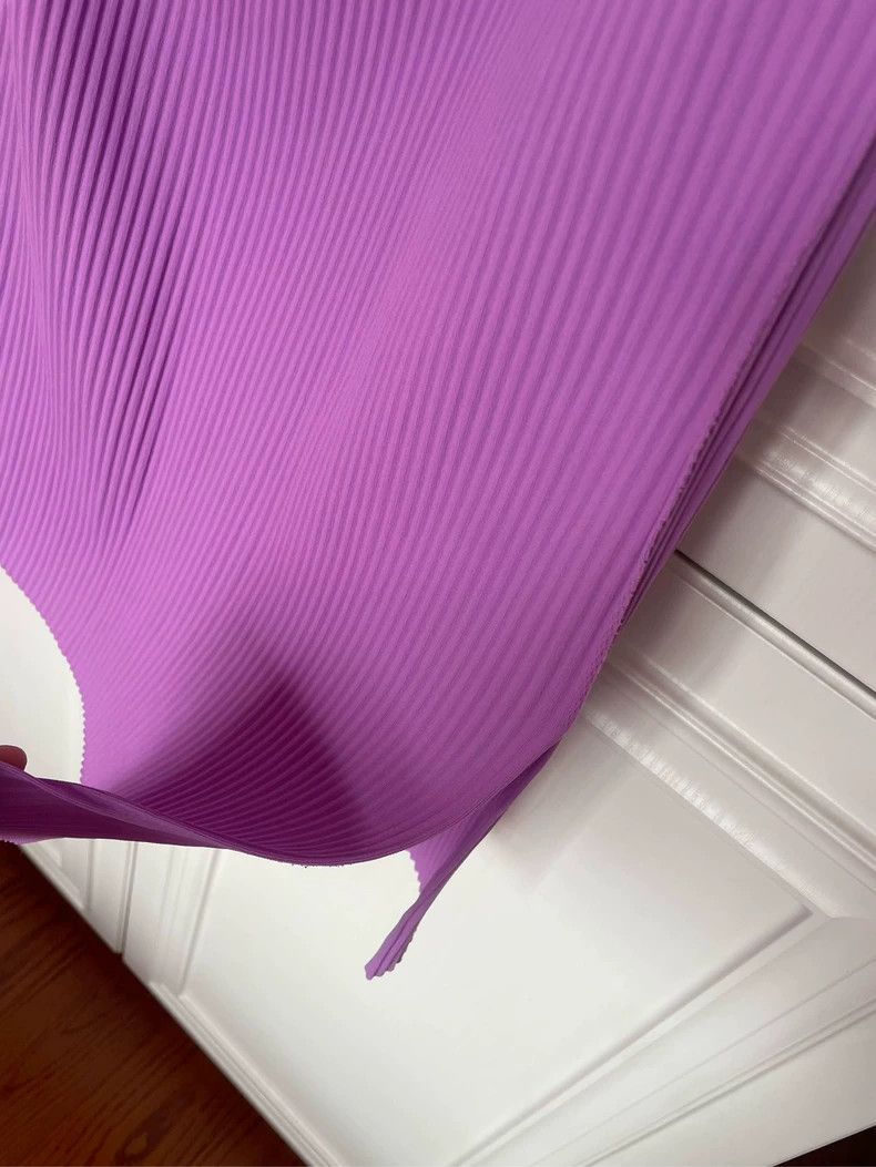 Issey Miyake issey miyake size:one size Purple pleated skirt Size 42" / US 20 - 3 Thumbnail