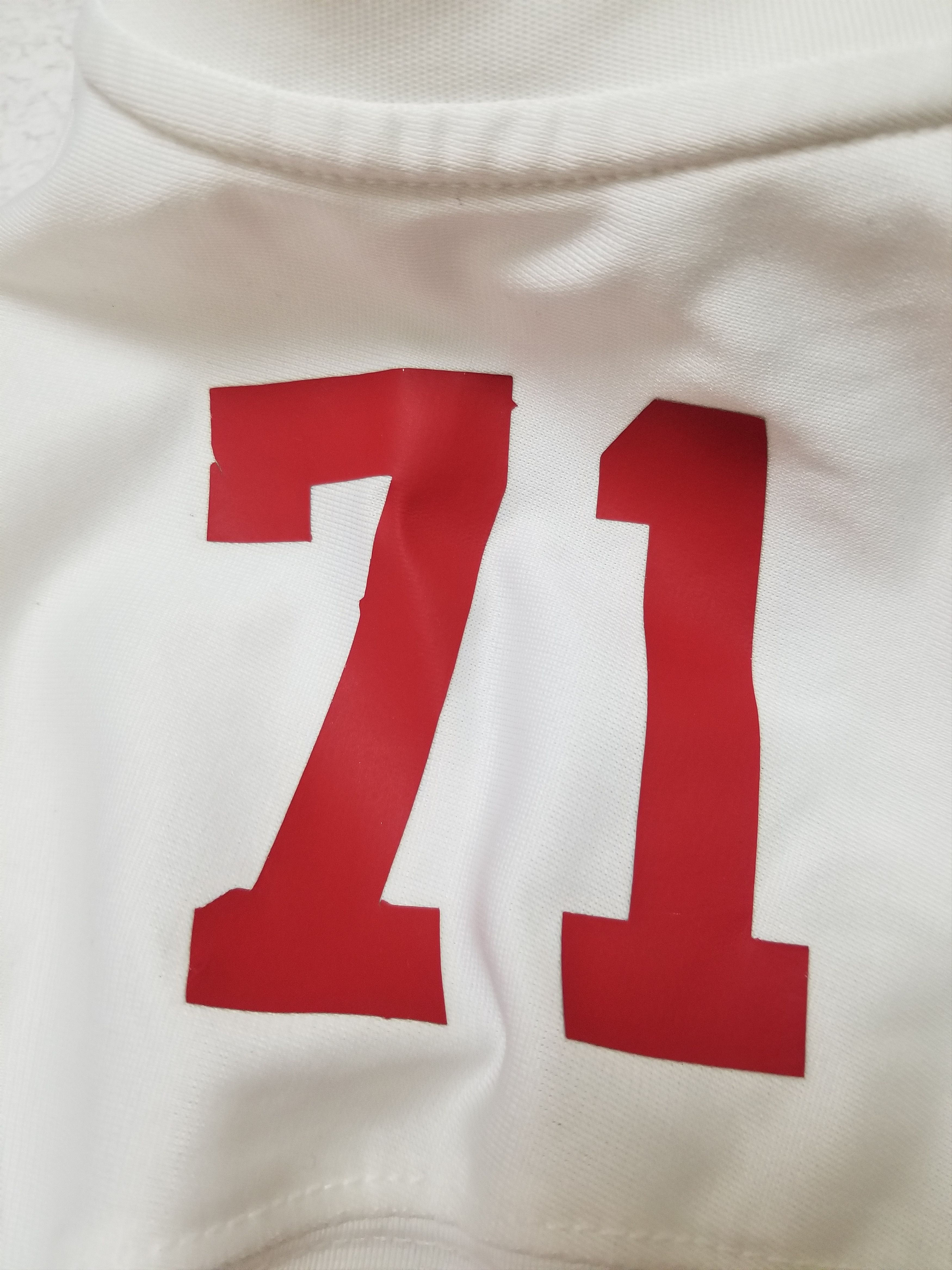 Nike San Francisco 49ers Williams #71 NFL Road Game Jersey Size US XL / EU 56 / 4 - 15 Thumbnail