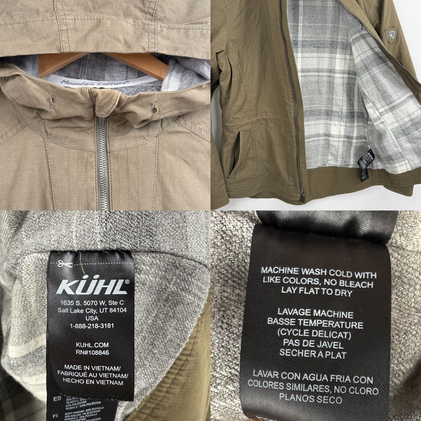 Vintage VINTAGE Kuhl Stryka Lined Jacket Womens XS Green Full Zip Hooded 2155 Size XS / US 0-2 / IT 36-38 - 8 Thumbnail