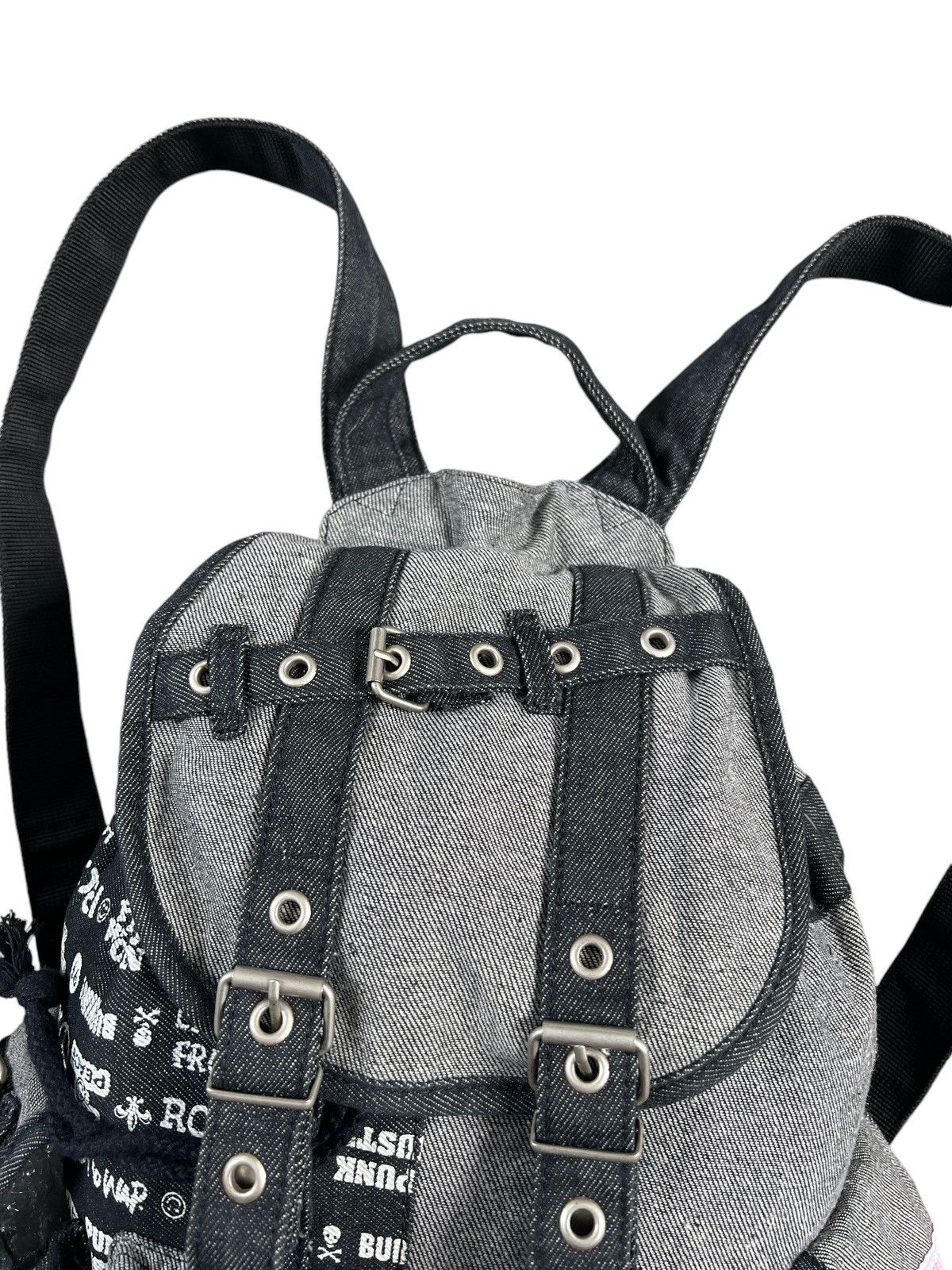 Japanese Brand Love & Peace 🇯🇵 Bondage Punk Tanker Backpack Size ONE SIZE - 9 Thumbnail