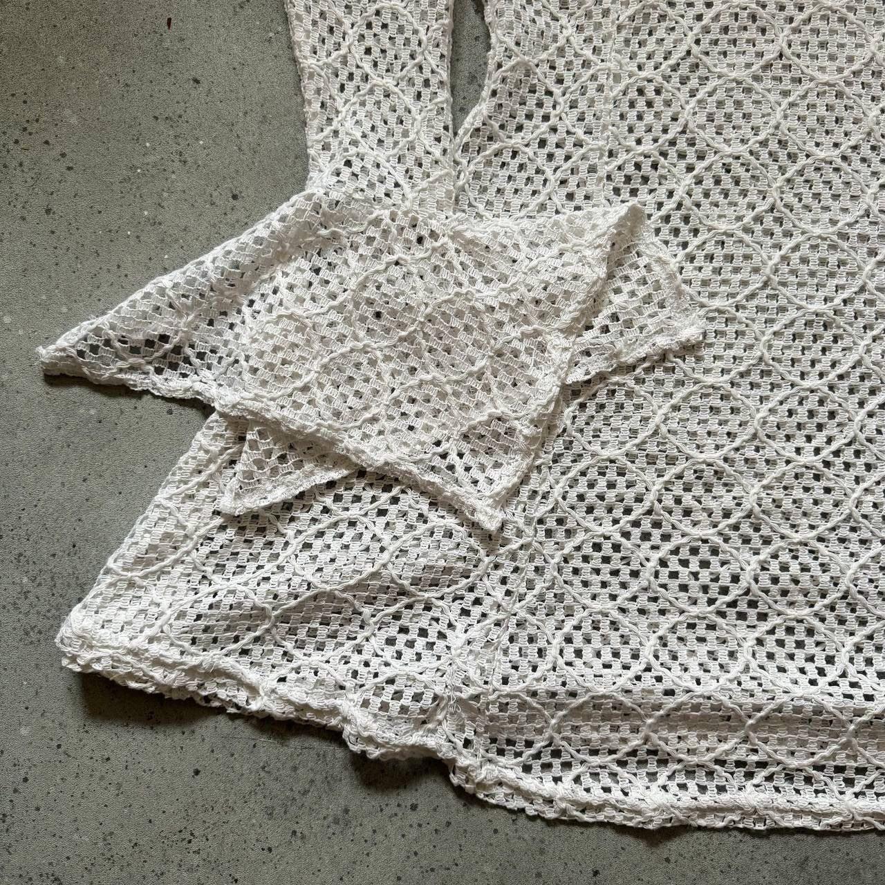 Japanese Brand Vintage Mesh Long Sleeve Dress (Issey Miyake style) Size M / US 6-8 / IT 42-44 - 3 Thumbnail