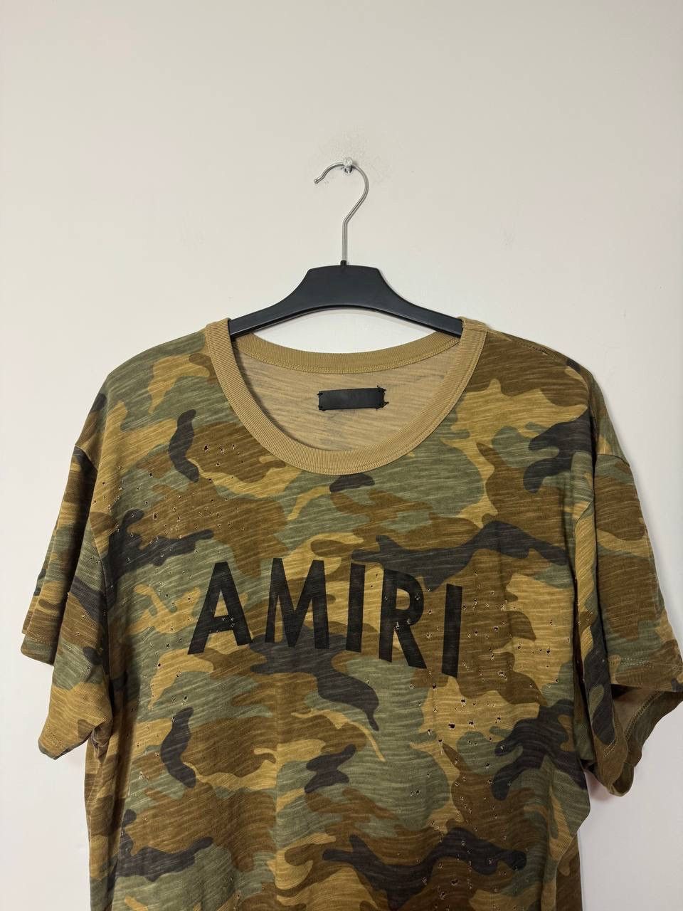 Amiri FW17 Amiri camo shotgun oversized tee Size US S / EU 44-46 / 1 - 2 Thumbnail