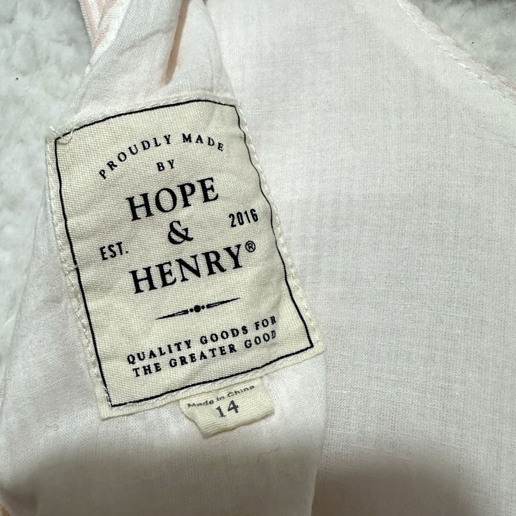 Vintage Hope & Henry Organic Cotton Seersucker Belted Dress Womens Sleeveless Pockets 14 Size XL / US 12-14 / IT 48-50 - 3 Thumbnail