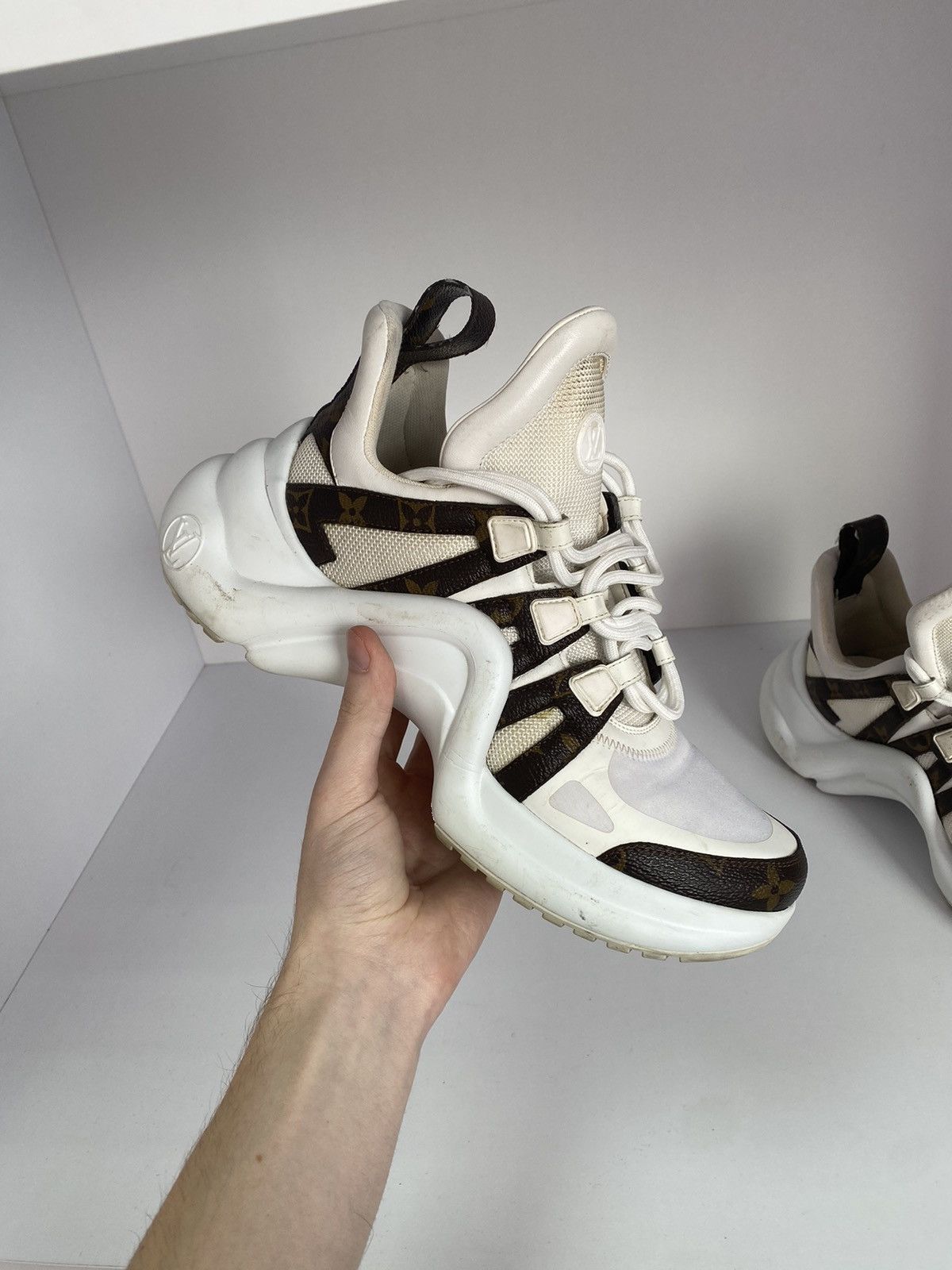 Louis Vuitton × Vintage Vintage Louis Vuitton Women’s Sneakers Size US 8 / IT 38 - 6 Thumbnail