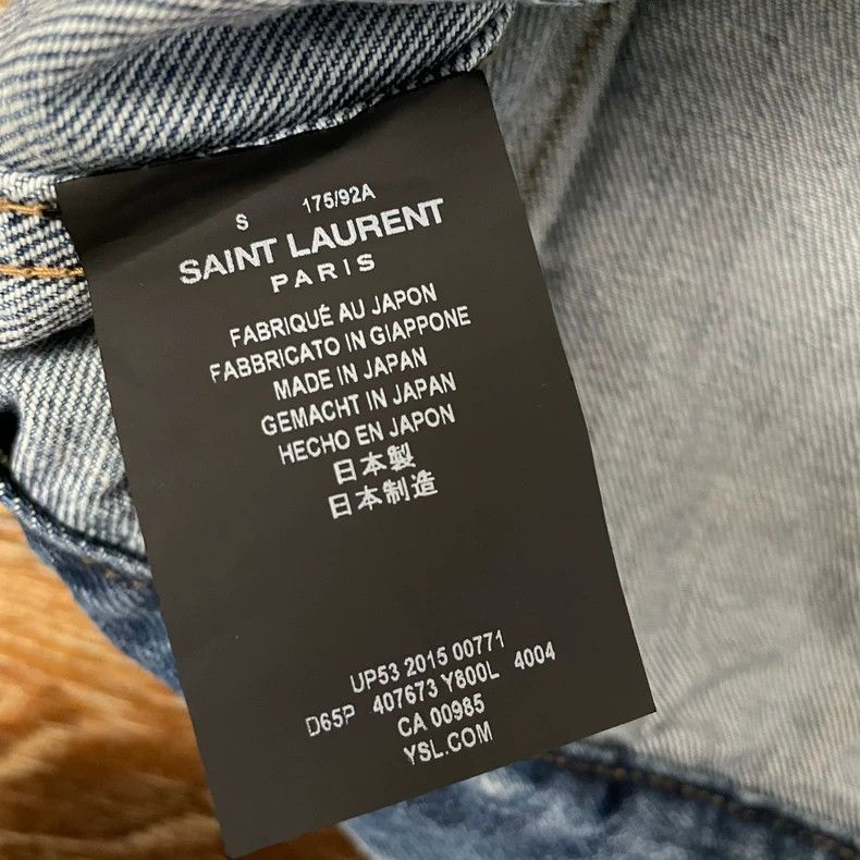 Saint Laurent Paris Saint Laurent Paris Denim jacket-2506 Size US S / EU 44-46 / 1 - 7 Thumbnail