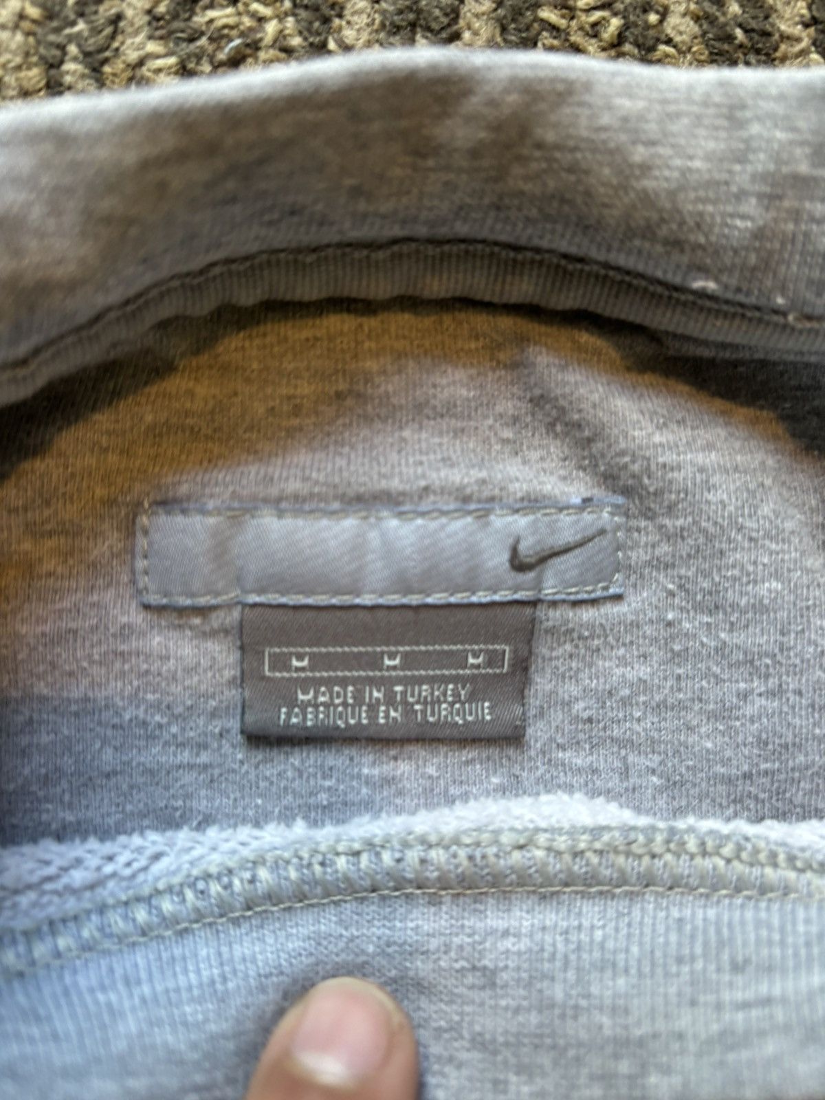 Nike × Vintage Vintage Y2K Nike Crewneck Grey Size US M / EU 48-50 / 2 - 5 Thumbnail
