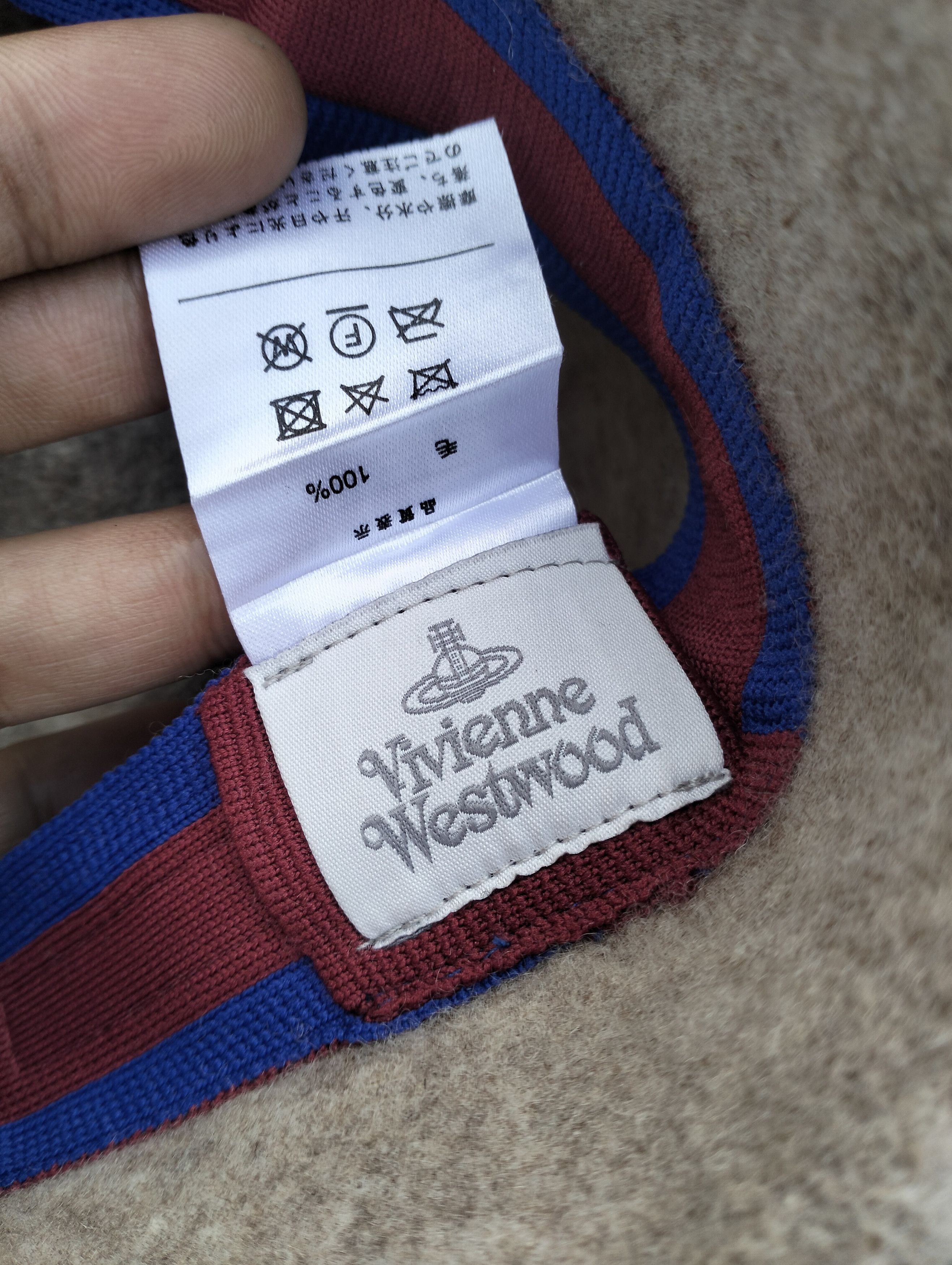 Vivienne Westwood Vivienne Westwood Crochet Wool Hats Embroidered Logo Size ONE SIZE - 9 Thumbnail