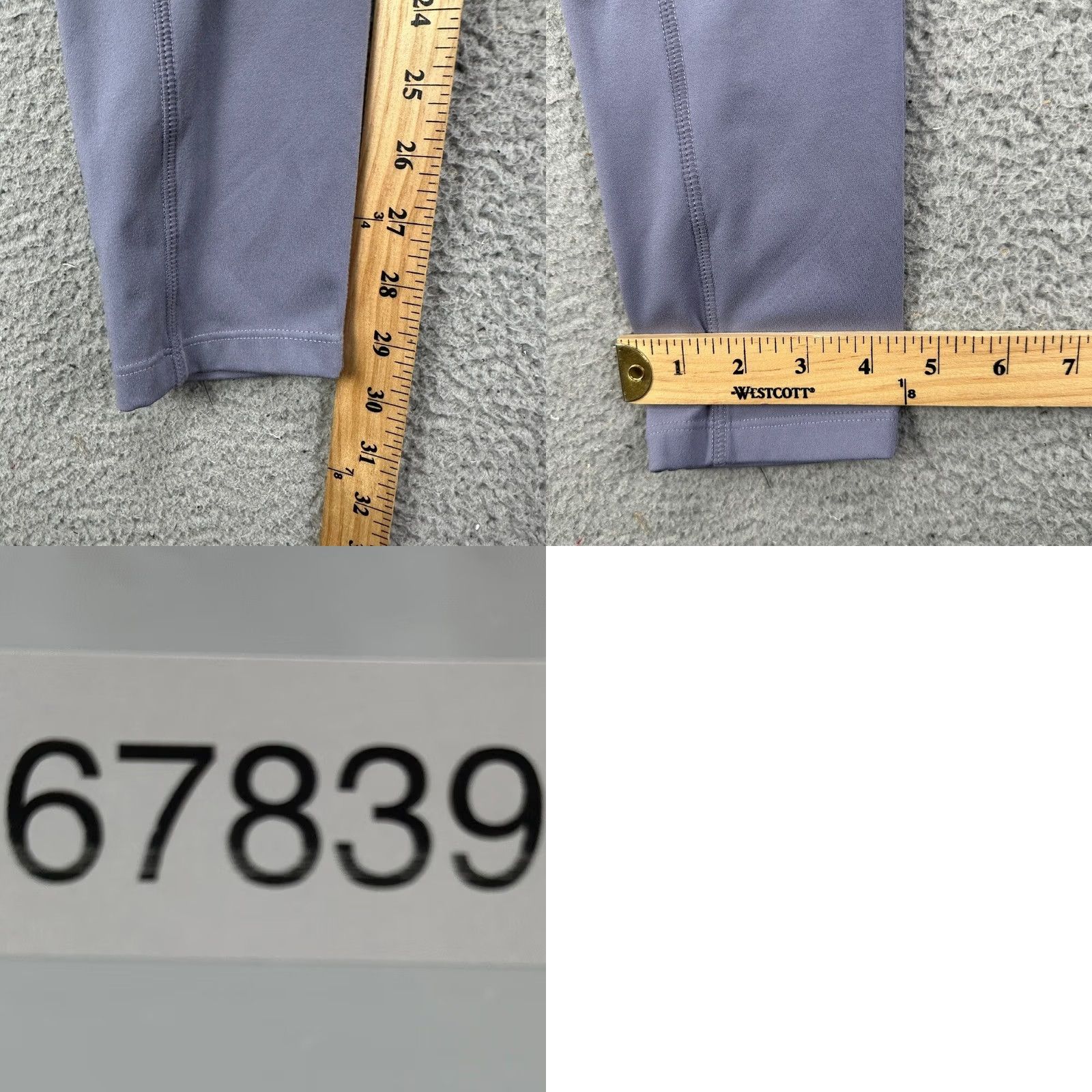 Gymshark Gymshark Leggings Womens Medium Grey Stretch Knit Polyester Spandex Casual Activewear Size 32" / US 10 / IT 46 - 8 Thumbnail