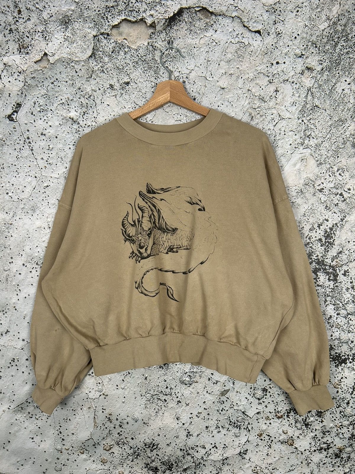 Weekday Weekday Dragon Sweatshirt Crewneck Boxy Baggy Rap Skate Size US M / EU 48-50 / 2 - 1 Thumbnail