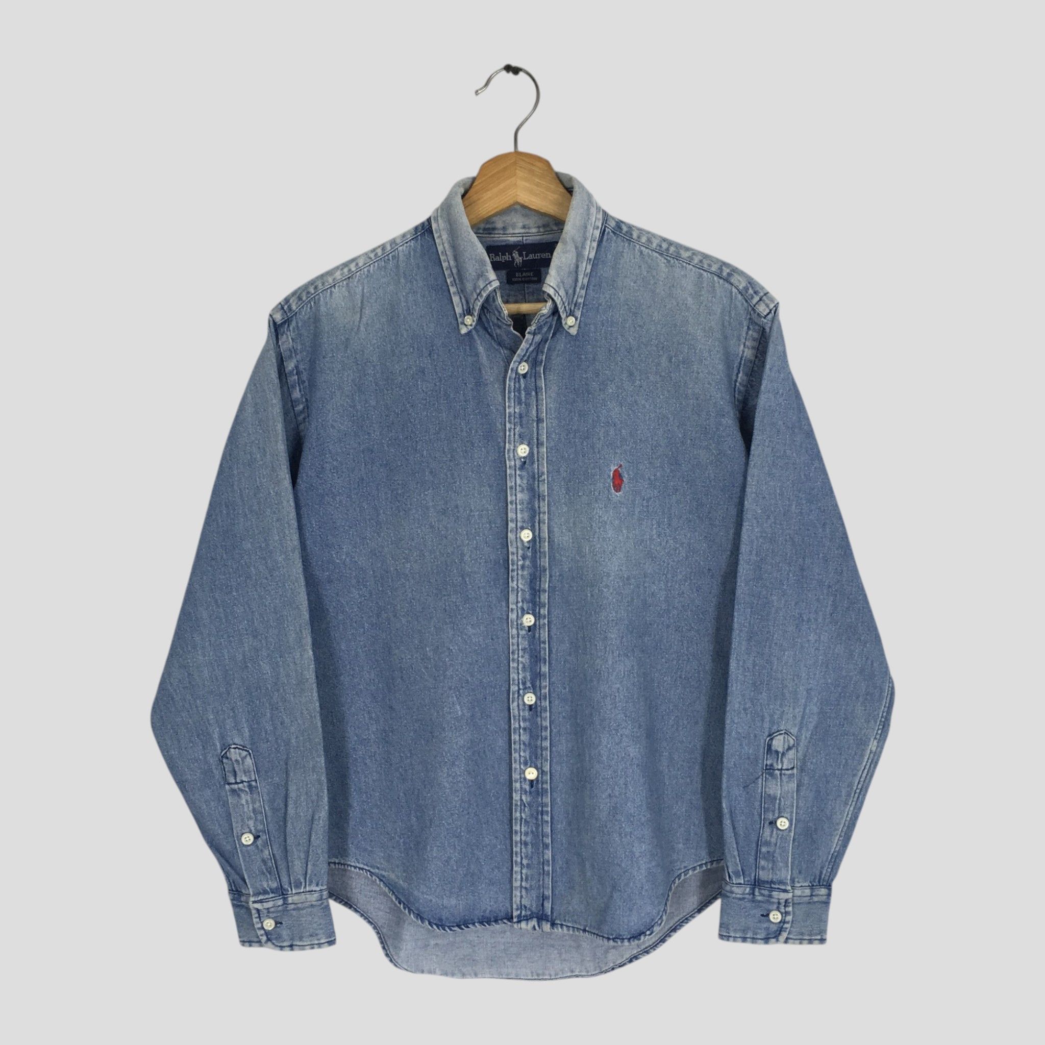 Polo Ralph Lauren Vintage 90's Polo Country Ralph Lauren Jeans Shirt - 1842 Size US S / EU 44-46 / 1 - 1 Thumbnail