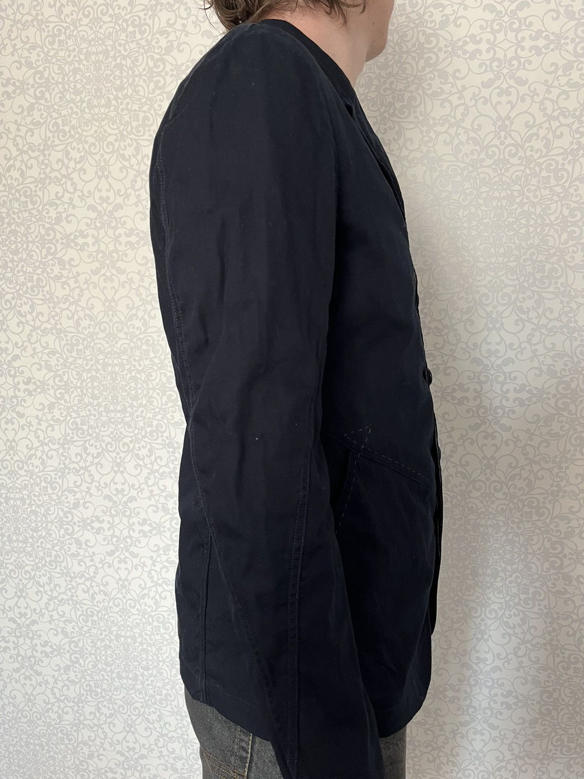 Marithe + Francois Girbaud Le Casual De Marithe Francois Girbaud HBT Men Navy Blazer Size US XL / EU 56 / 4 - 9 Thumbnail