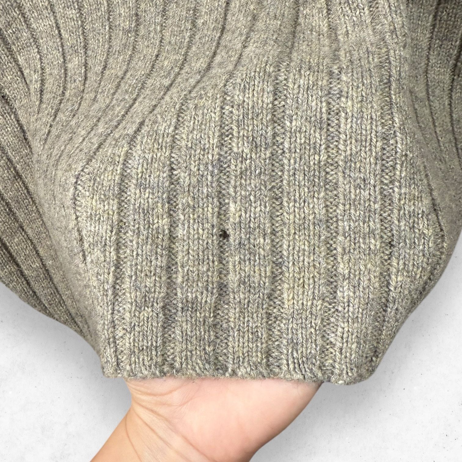 Gap Vintage GAP Sweater Men's XL Beige Fisherman 100% Lambswool Size US XL / EU 56 / 4 - 6 Thumbnail