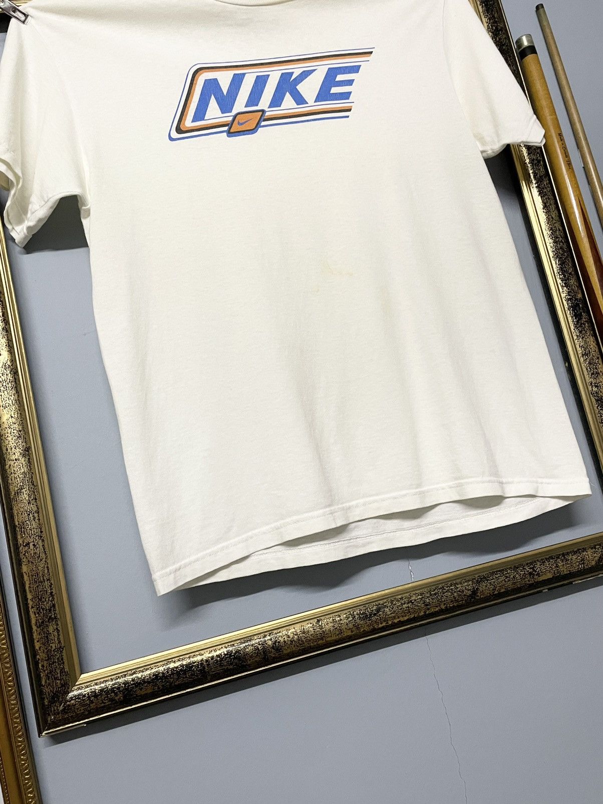 Nike Vintage 90s Designer Nike Retro Swoosh Logo Graphic Tshirt Size US M / EU 48-50 / 2 - 4 Thumbnail