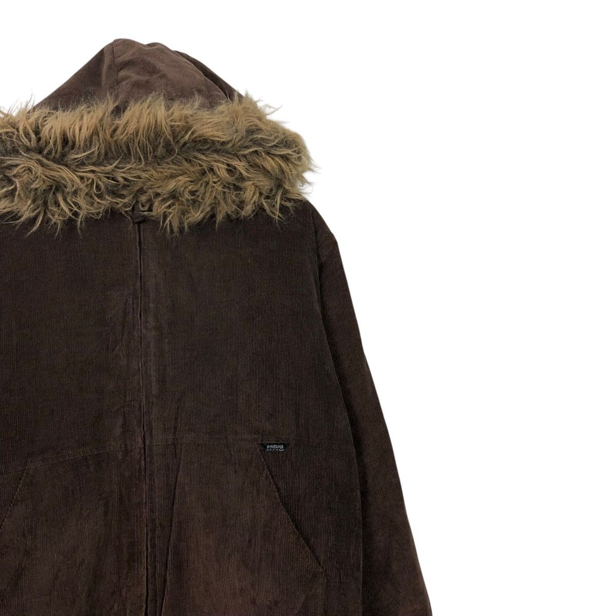 Billabong 🔥VINTAGE BOMBER JACKET CORDUROY BILLABONG MINK FUR HOODIE Size US M / EU 48-50 / 2 - 8 Thumbnail