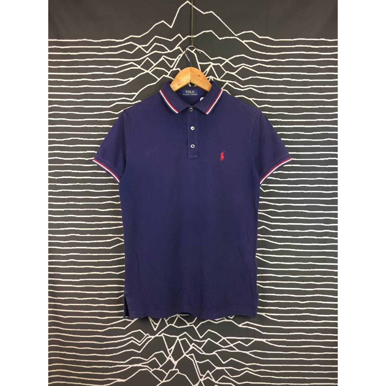 Polo Ralph Lauren × Vintage Vtg Polo Ralph Lauren Small Logo Tipped Polo Tee Size US S / EU 44-46 / 1 - 2 Thumbnail