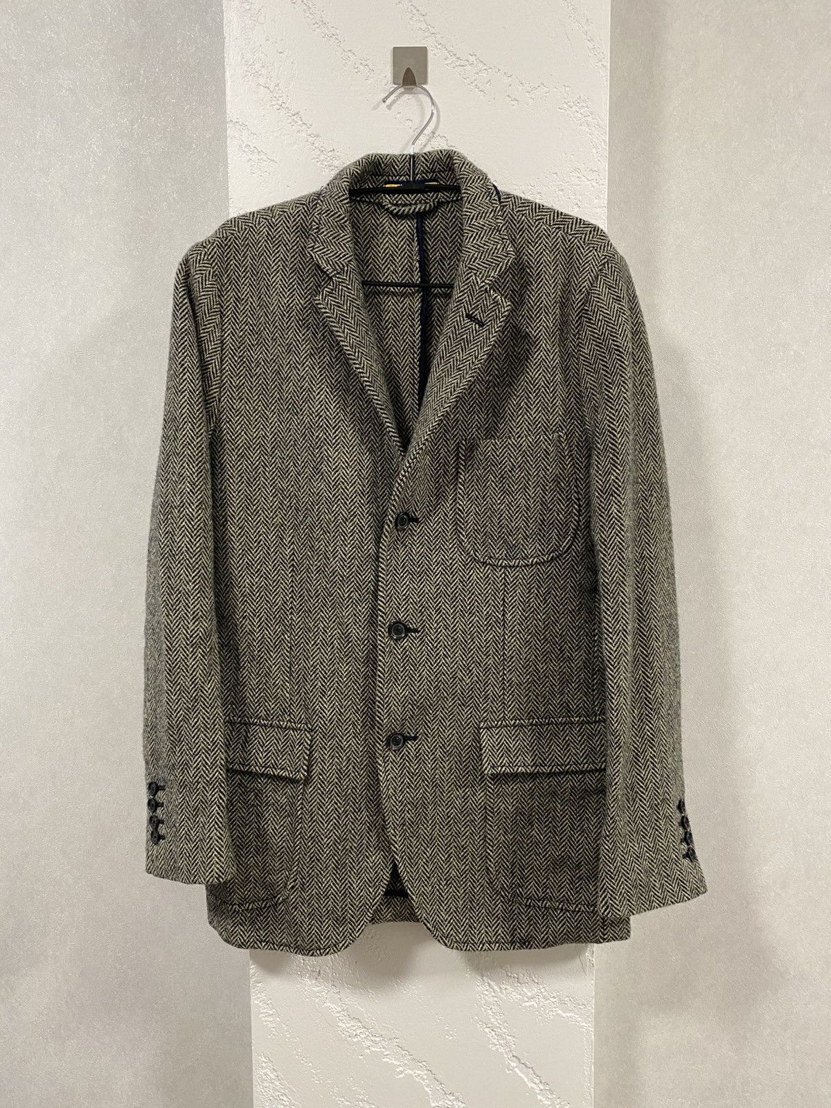 Polo Ralph Lauren Polo Ralph Lauren Rugby Herringbone Tweed Luxury Blazer 48R Size 48R - 1 Thumbnail