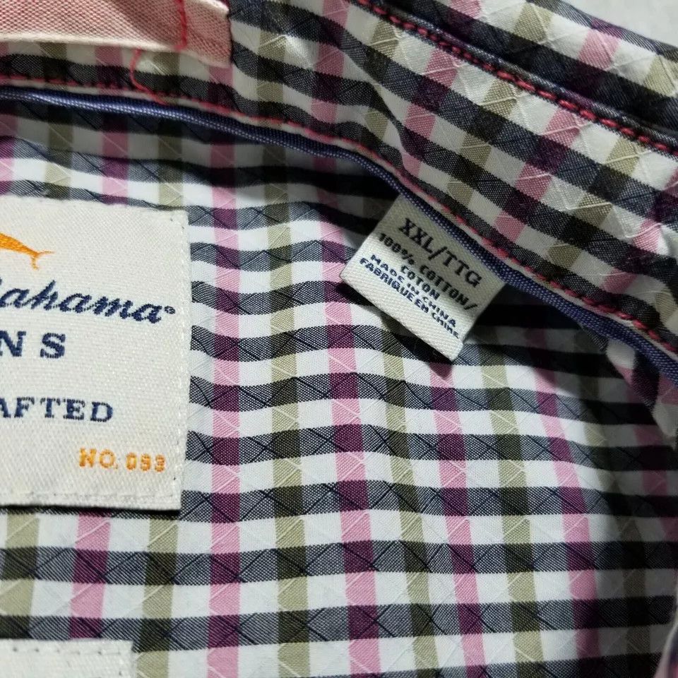 Tommy Bahama Tommy Bahama Shirt Mens XXL Check Button Up Long Sleeve Size US XXL / EU 58 / 5 - 6 Thumbnail