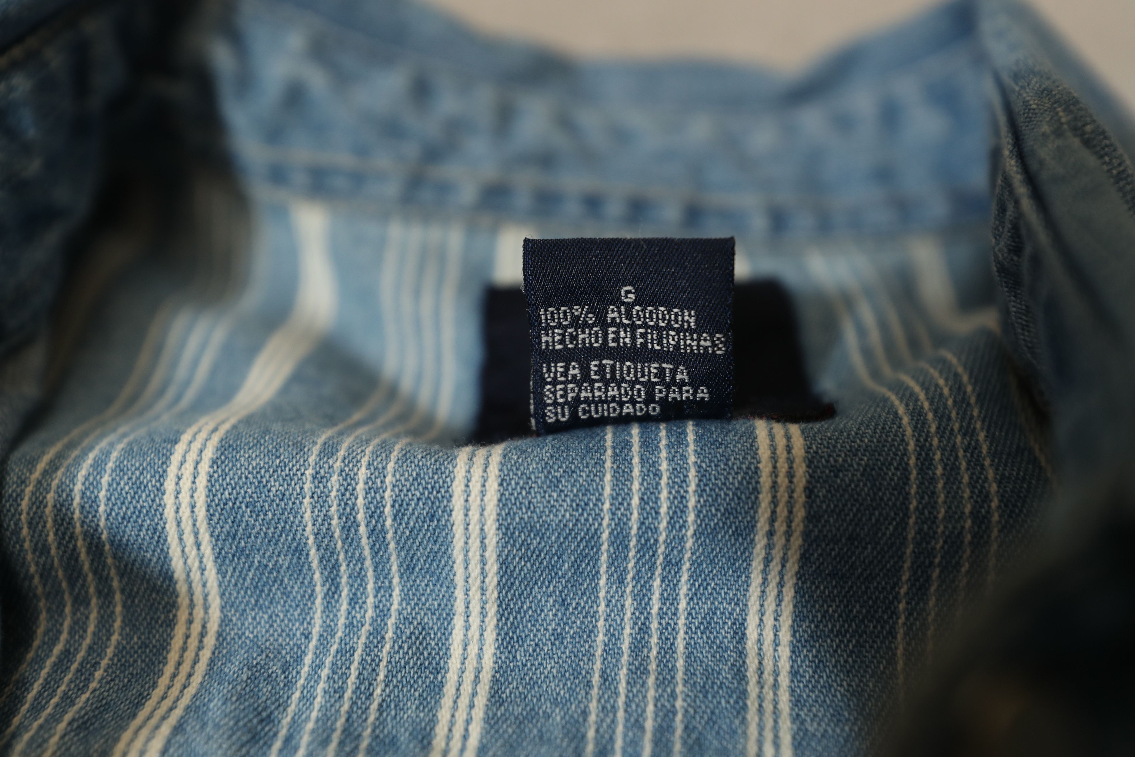 Bugle Boy Bugle Boy Premium Denim Button Down Shirt (L) Size US L / EU 52-54 / 3 - 13 Thumbnail