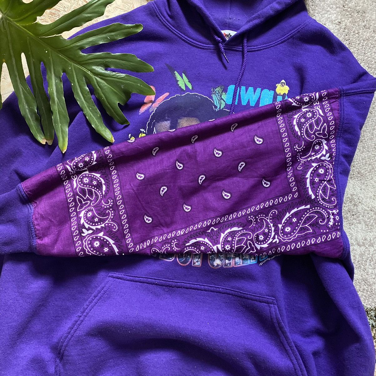 Playboi Carti × Vintage PLAYBOI CARTI AWGE BANDANA CUSTOM HOODIE Size US XL / EU 56 / 4 - 5 Thumbnail