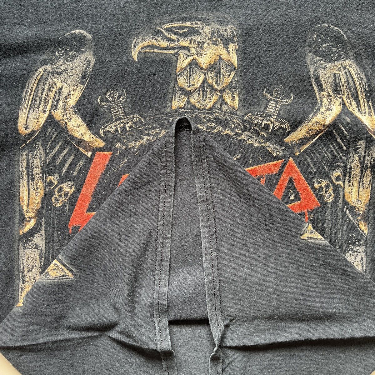 Slayer × Vintage Slayer World Tour 2012-2013 Full Printed Rock TShirt Size US M / EU 48-50 / 2 - 16 Thumbnail